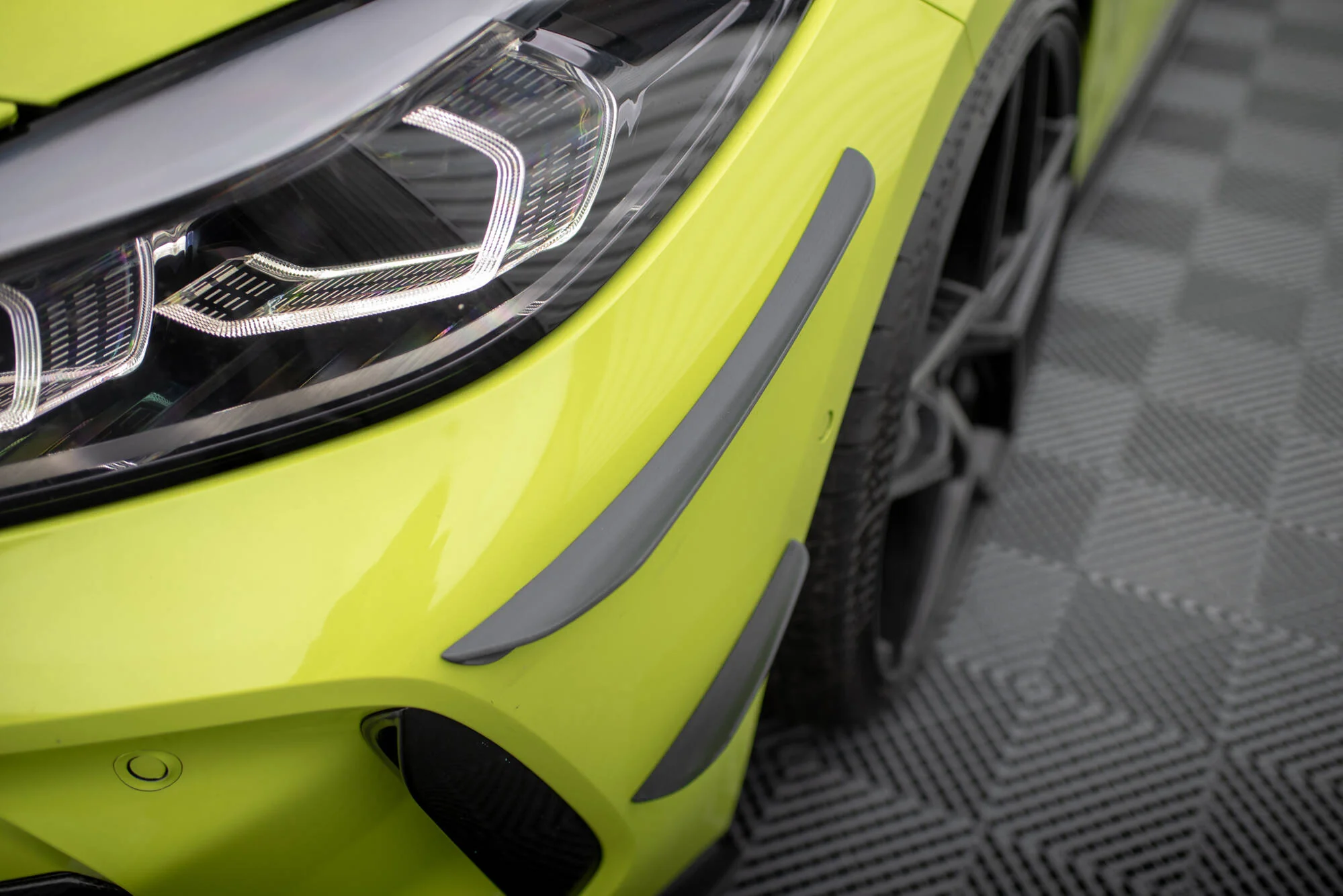 Canards(owiewki przedniego zderzaka) BMW 1 M-Pack / M135i / 128ti F40 - Image 3
