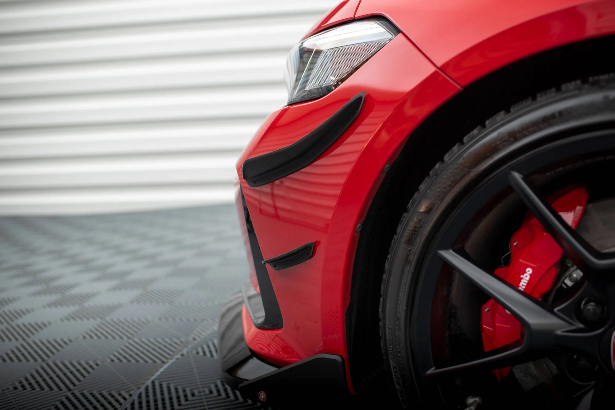 Canards(owiewki przedniego zderzaka) Honda Civic Type-R Mk 11 - Image 4