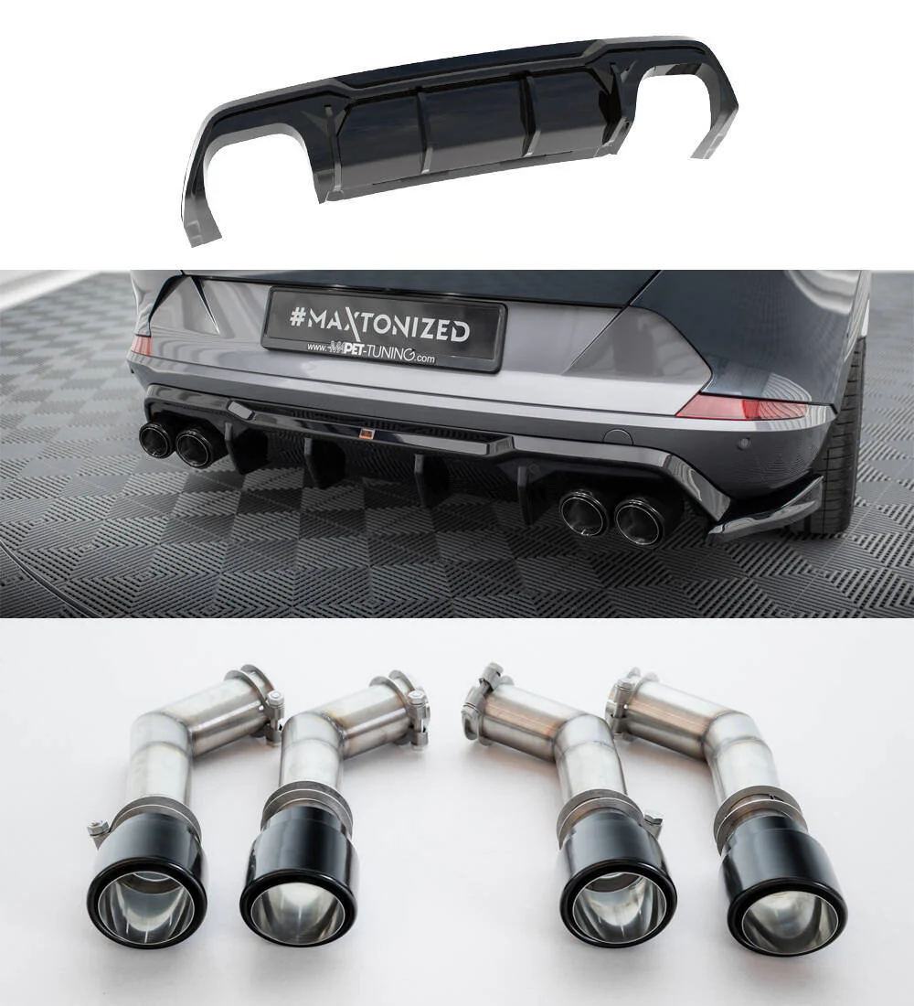 Dokładka Tylna V.3 + Końcówki Wydechu Cupra Formentor VZ Mk1 / Mk1 Facelift
