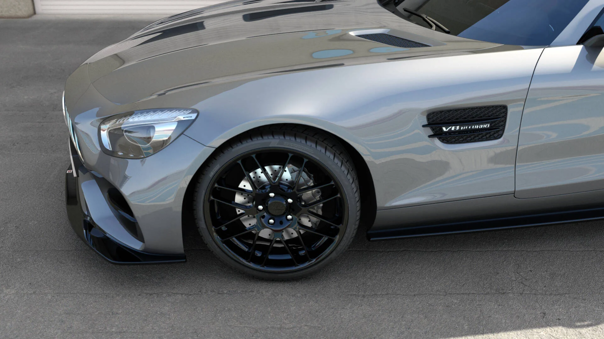 Dokładki Progów Mercedes-AMG GT / GT S C190 Facelift - Image 5