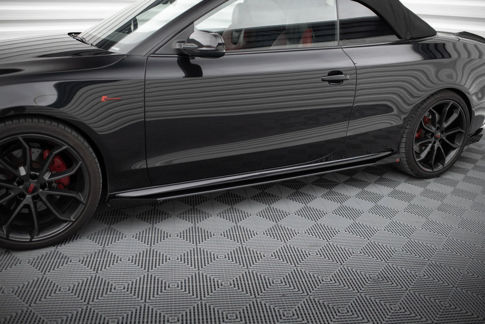 Dokładki progów Street Pro + Flaps Audi A5 / A5 S-Line / S5 Coupe / Cabrio 8T / 8T Facelift