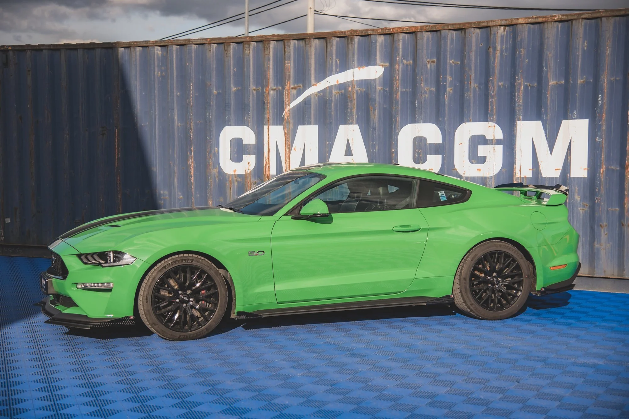 Dokładki progów Street Pro V.1 + Flaps Ford Mustang GT Mk6 Facelift - Image 2