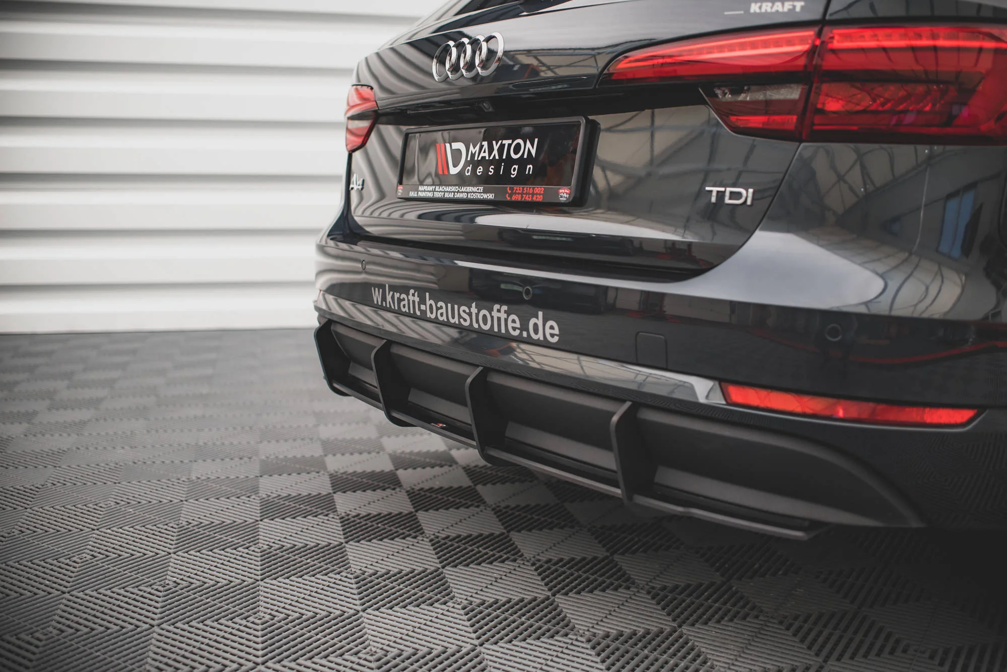 Dyfuzor Tylny Street Pro Audi A4 B9 - Image 2