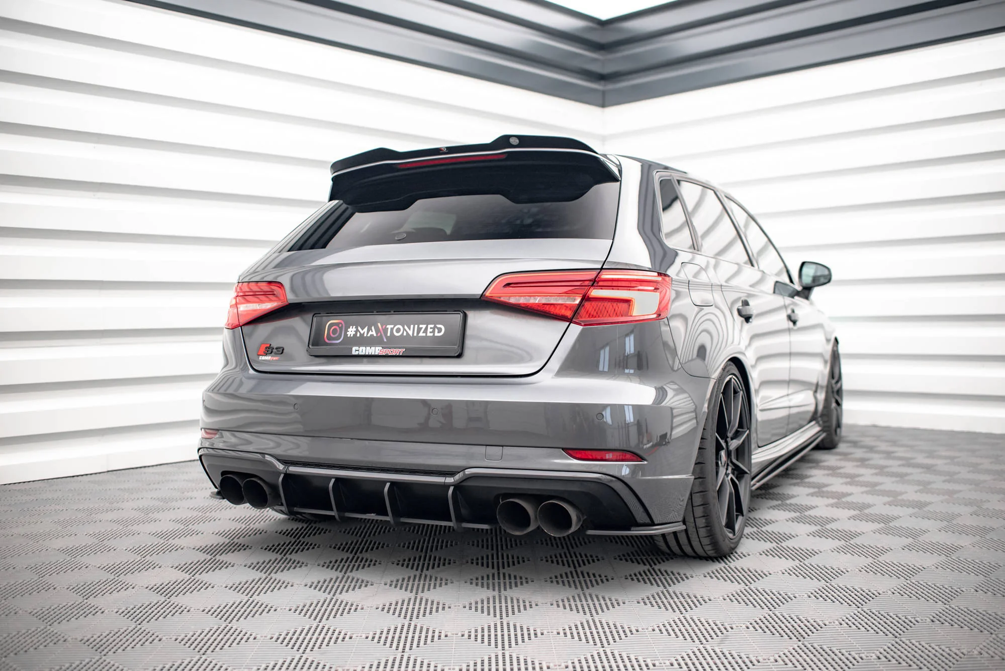 Dyfuzor Tylny Street Pro Audi S3 Sportback 8V Facelift - Image 3