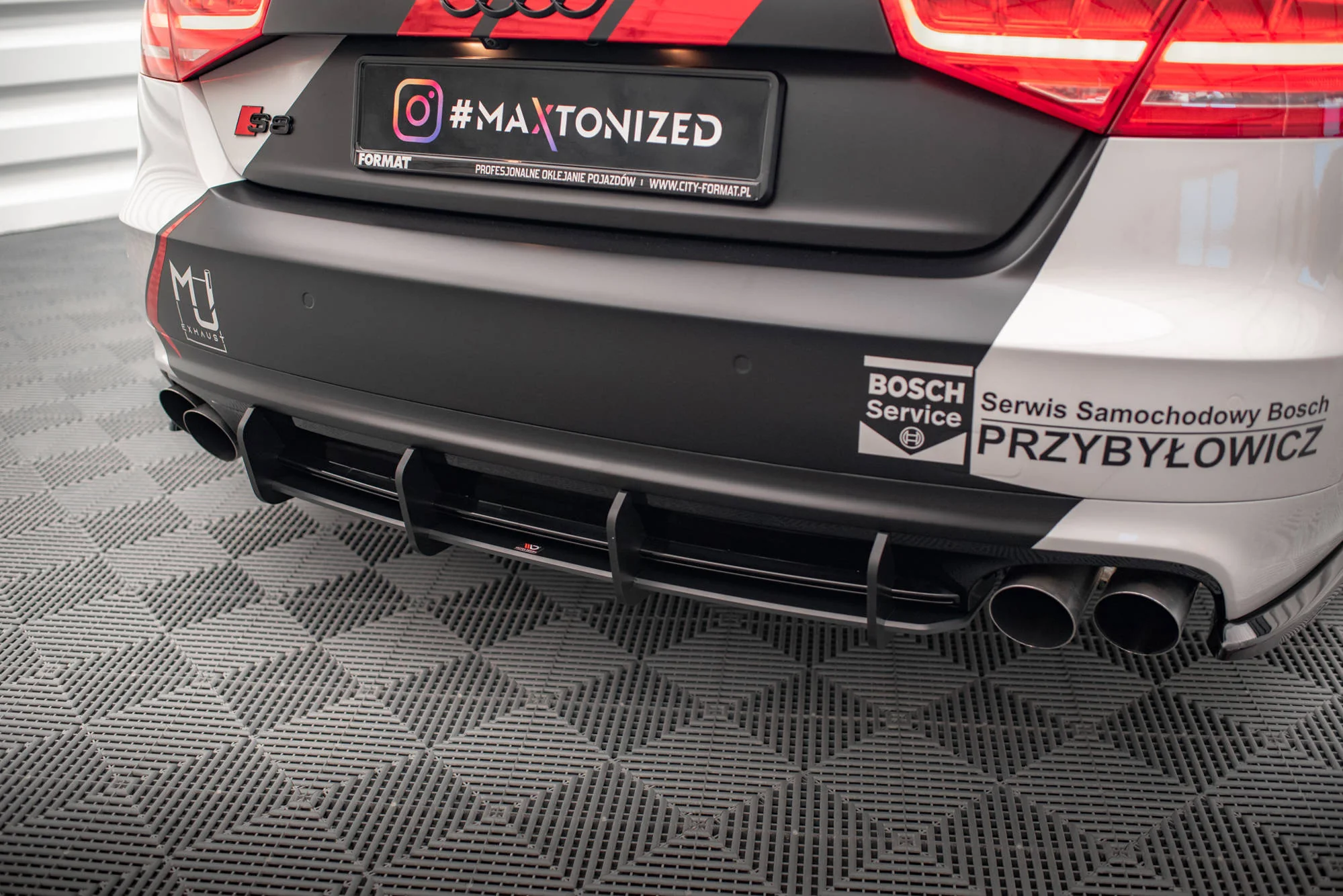 Dyfuzor Tylny Street Pro Audi S8 D4 - Image 2