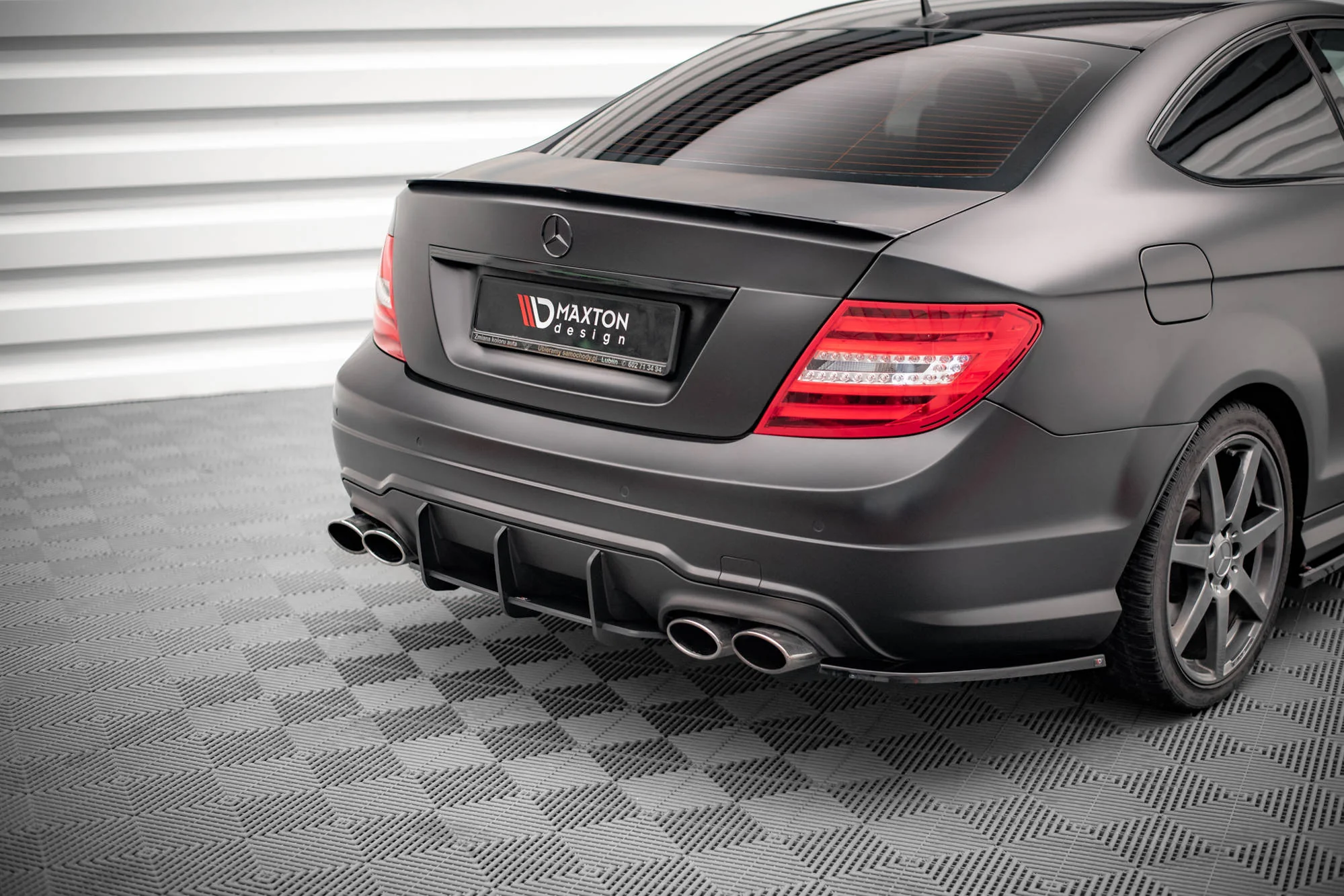 Dyfuzor Tylny Street Pro Mercedes-Benz C Coupe AMG-Line C204 - Image 2