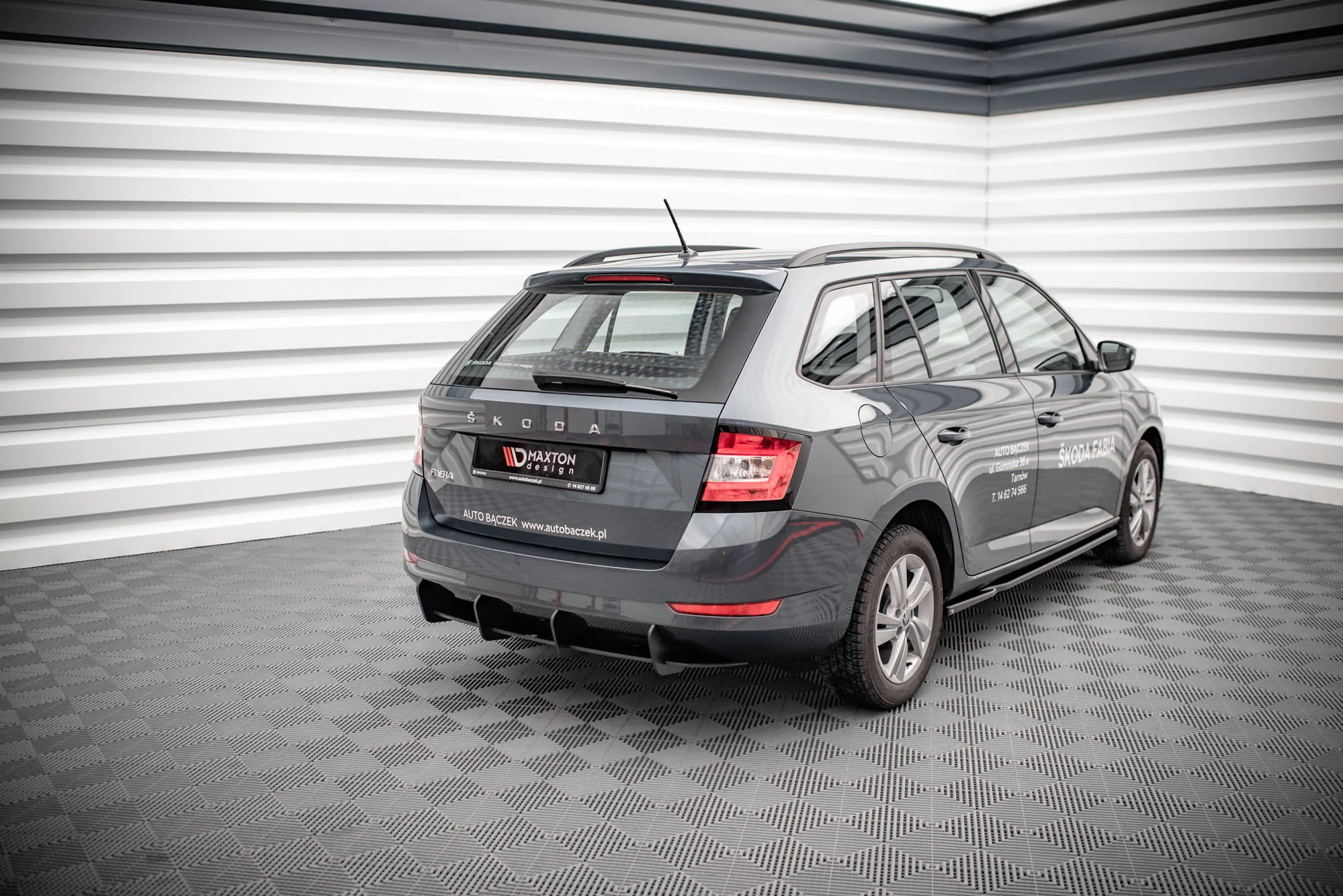 Dyfuzor Tylny Street Pro Skoda Fabia Combi Mk3 Facelift - Image 2