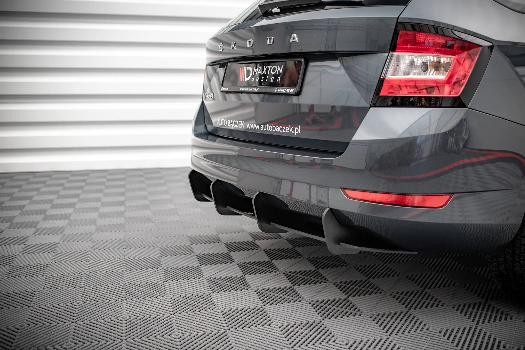 Dyfuzor Tylny Street Pro Skoda Fabia Combi Mk3 Facelift - Image 3