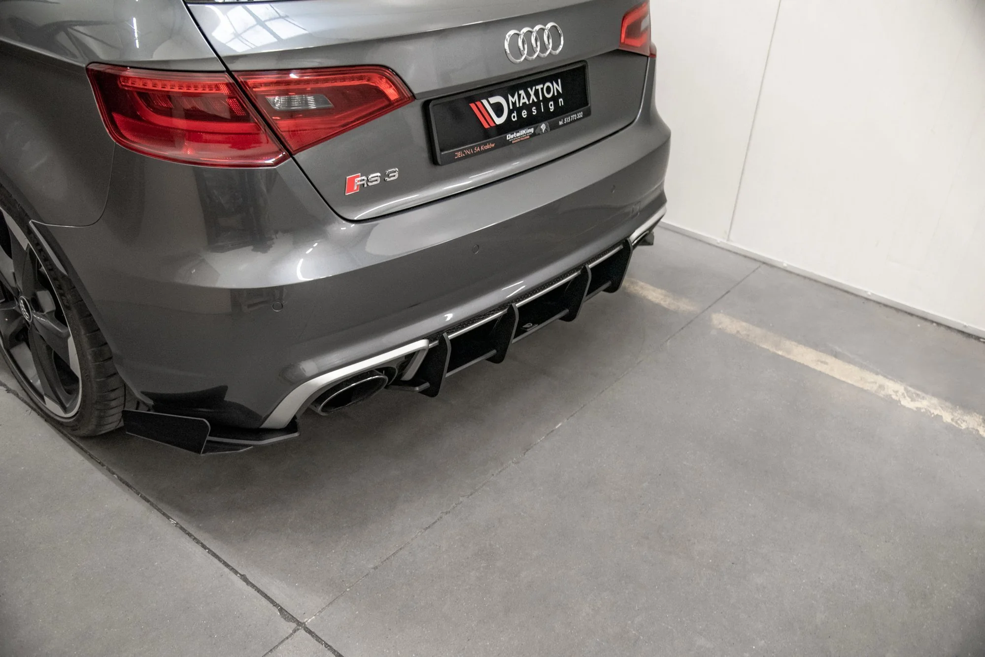 Dyfuzor Tylny Street Pro V.1 Audi RS3 8V Sportback - Image 3