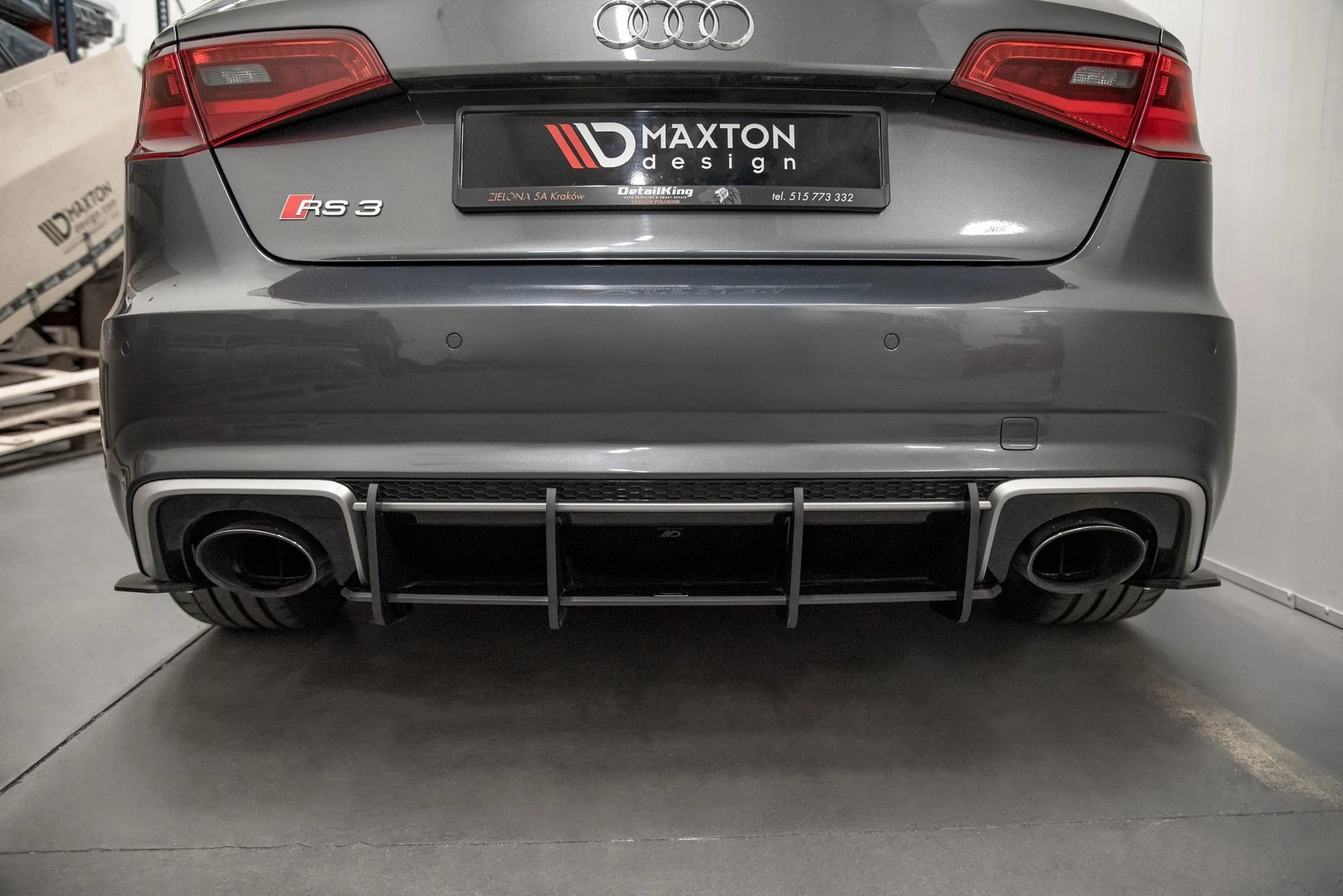 Dyfuzor Tylny Street Pro V.1 Audi RS3 8V Sportback - Image 4