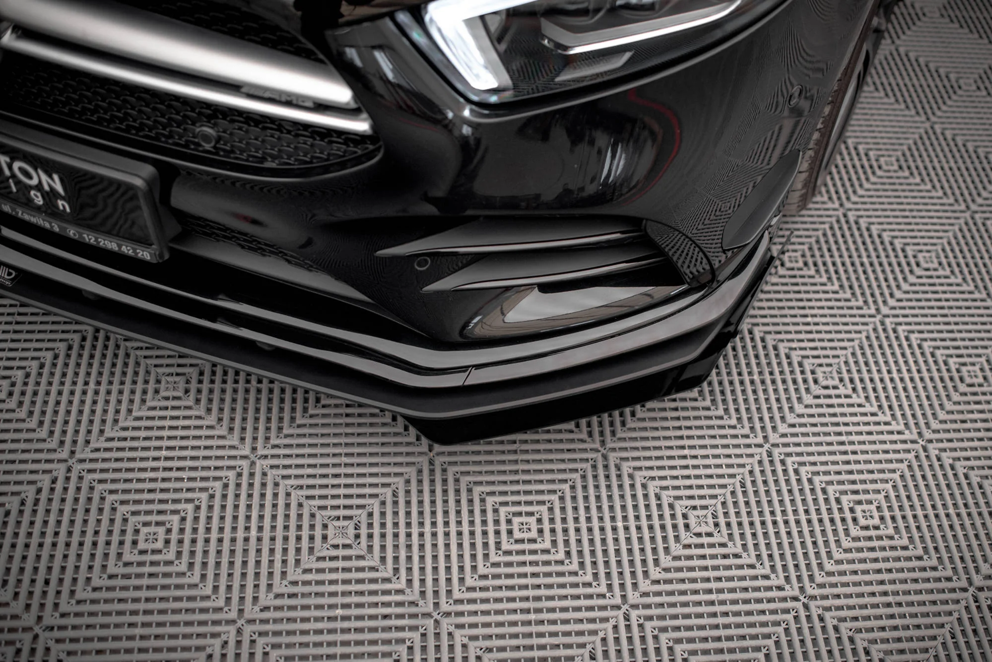 Flapsy Przednie Mercedes A35 AMG / AMG-Line Aero Pack W177