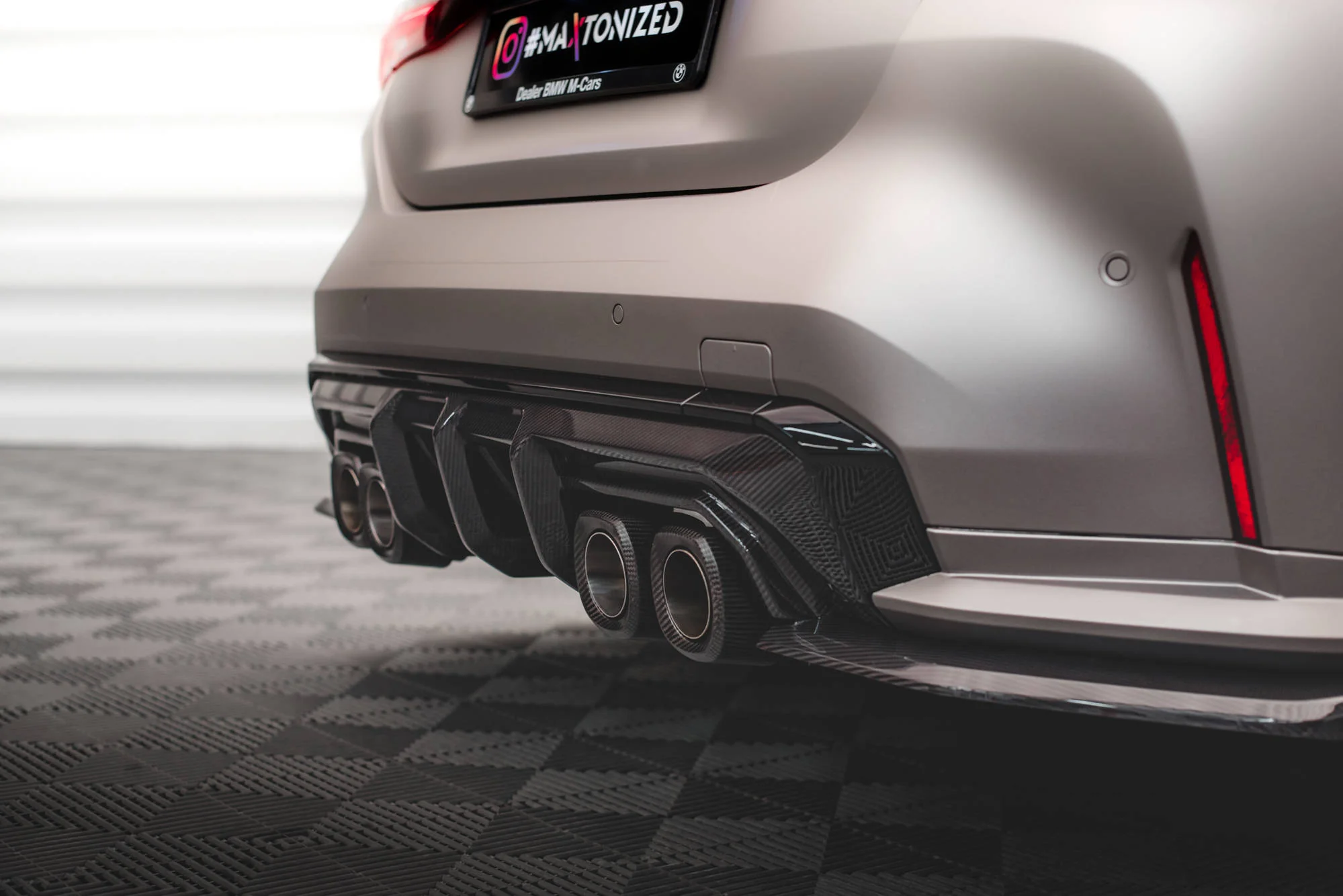 Karbonowy Dyfuzor Tylny Prepreg BMW M4 G82 / G82 Facelift - Image 3
