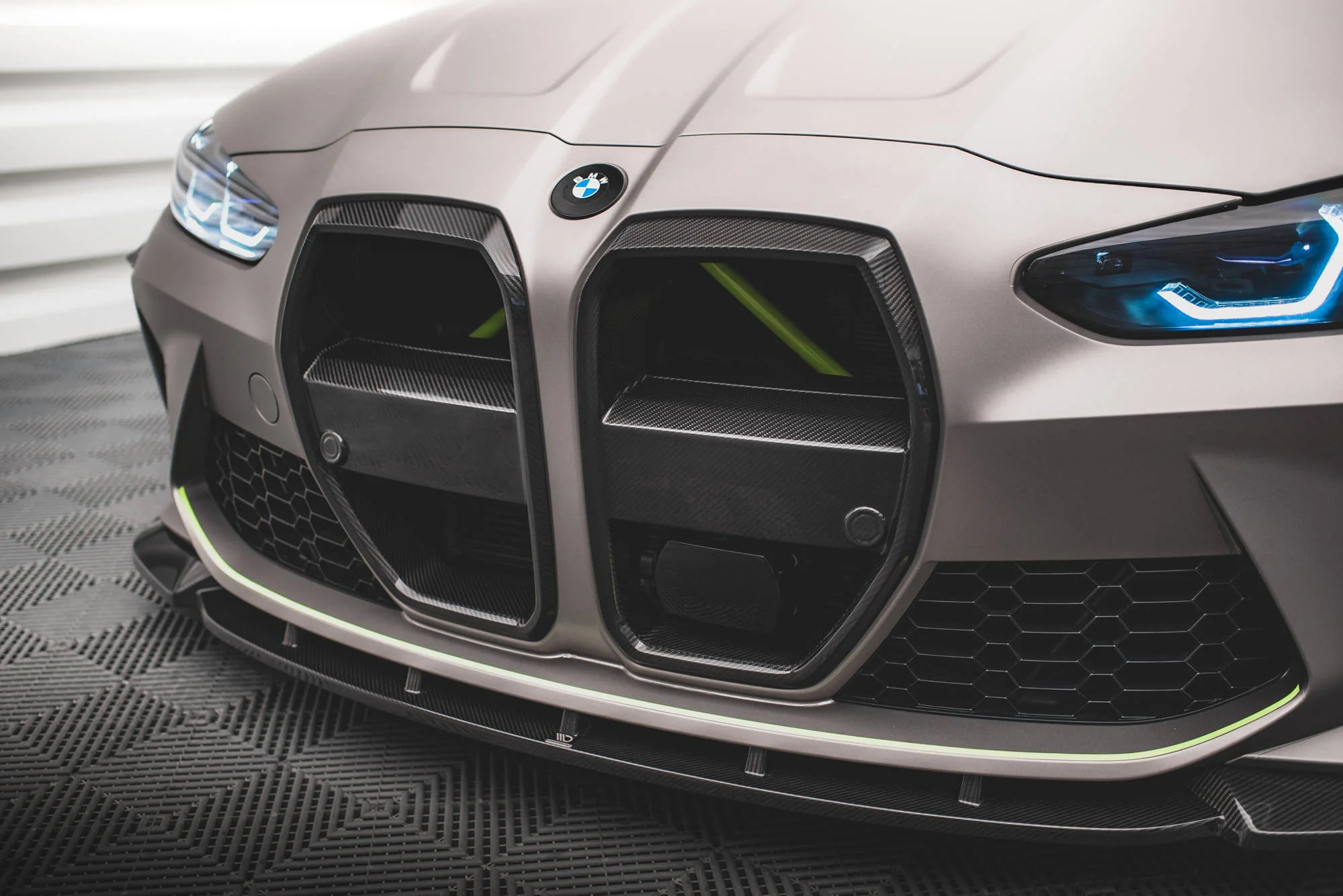 Karbonowy Grill Przedni Prepreg BMW M4 G82  / M3 G80 - wersja z radarem - Image 10