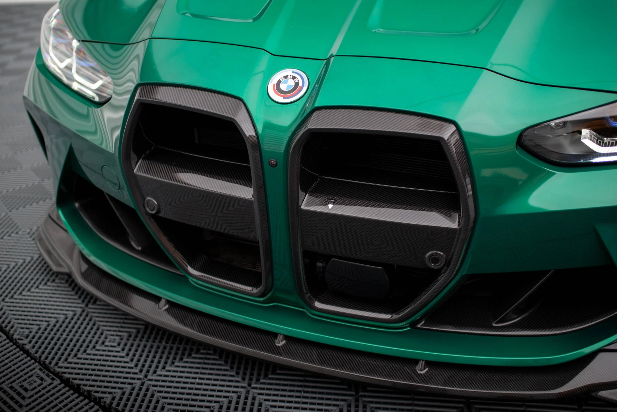 Karbonowy Grill Przedni Prepreg BMW M4 G82  / M3 G80 - wersja z radarem - Image 11