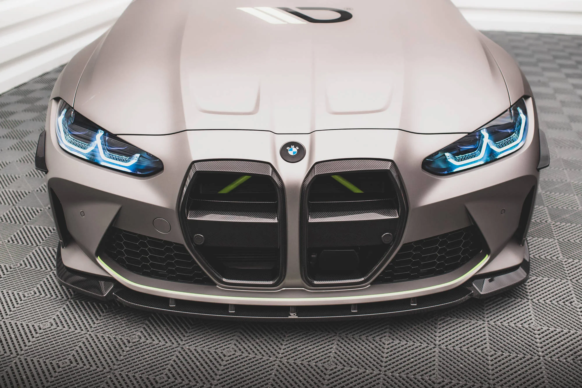 Karbonowy Grill Przedni Prepreg BMW M4 G82  / M3 G80 - wersja z radarem - Image 4