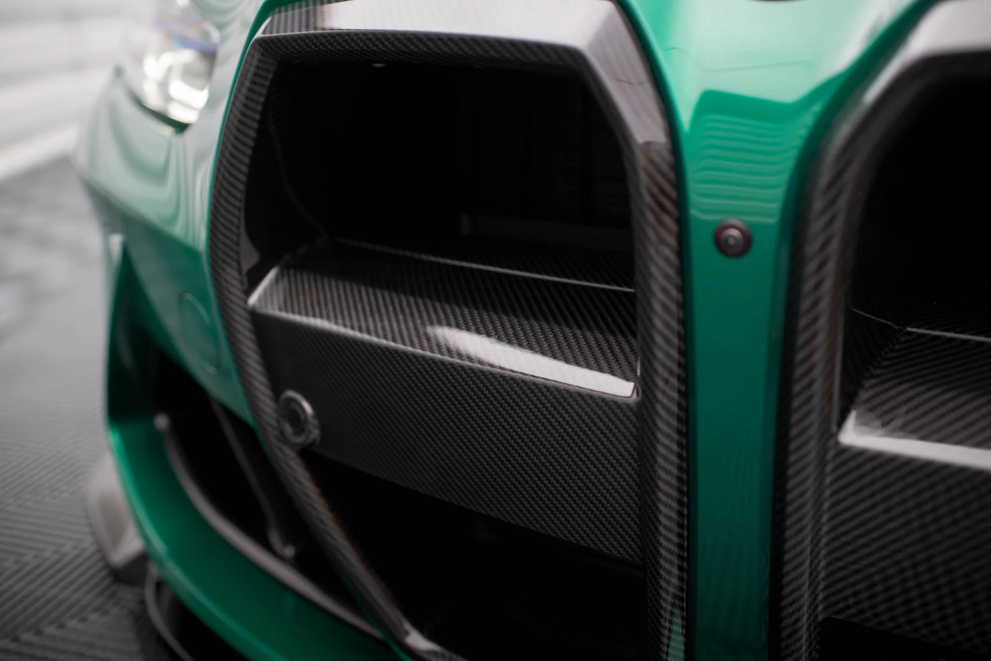 Karbonowy Grill Przedni Prepreg BMW M4 G82  / M3 G80 - wersja z radarem - Image 7