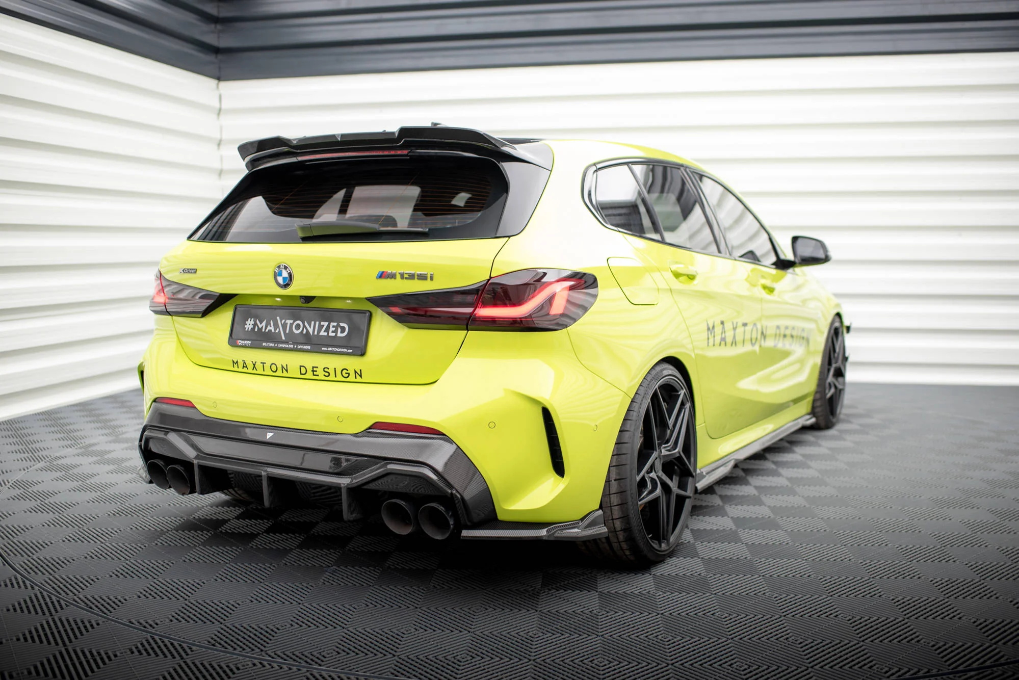 Karbonowy Zestaw Splitterów Prepreg BMW 1 F40 M-Pack / M135i - Image 10