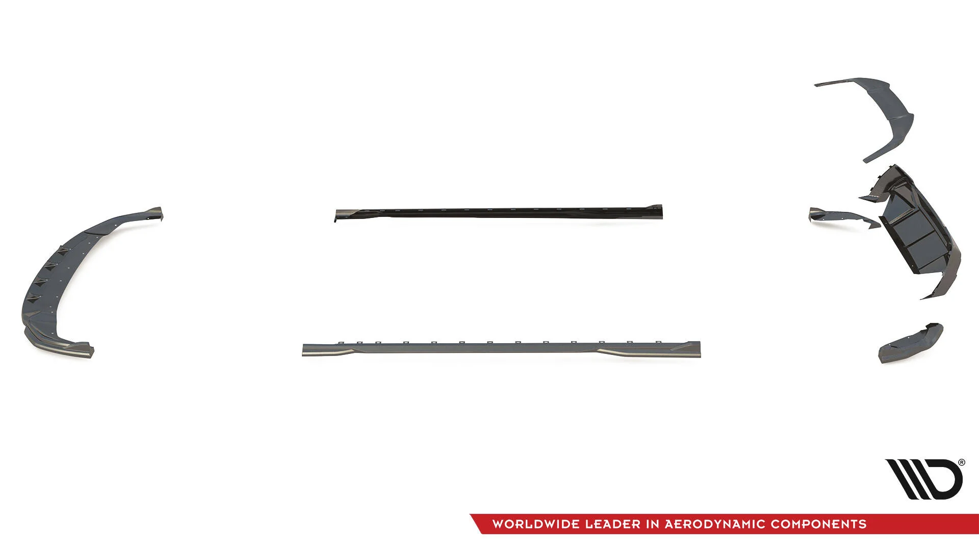 Karbonowy Zestaw Splitterów Prepreg BMW 1 F40 M-Pack / M135i - Image 14