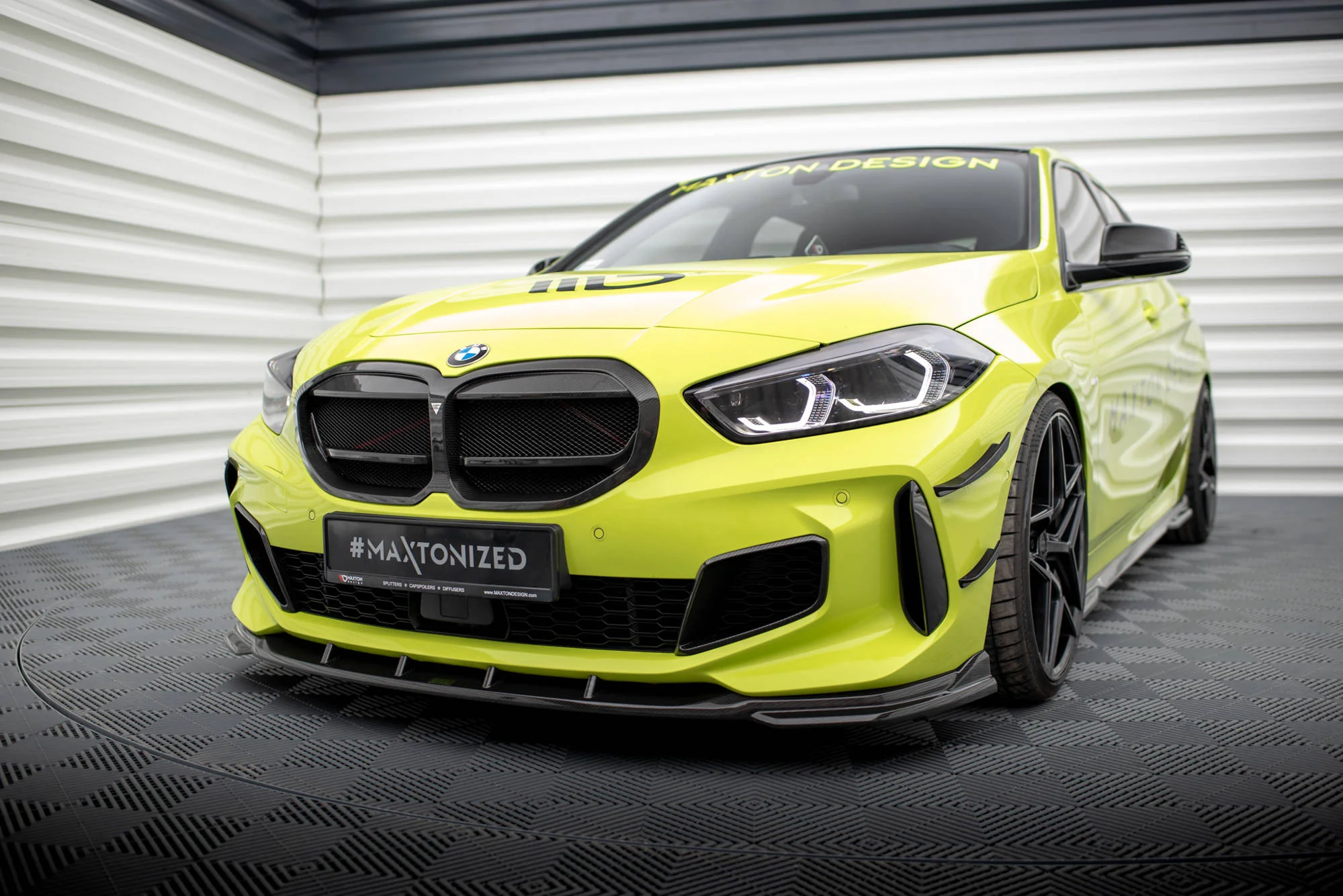 Karbonowy Zestaw Splitterów Prepreg BMW 1 F40 M-Pack / M135i - Image 3