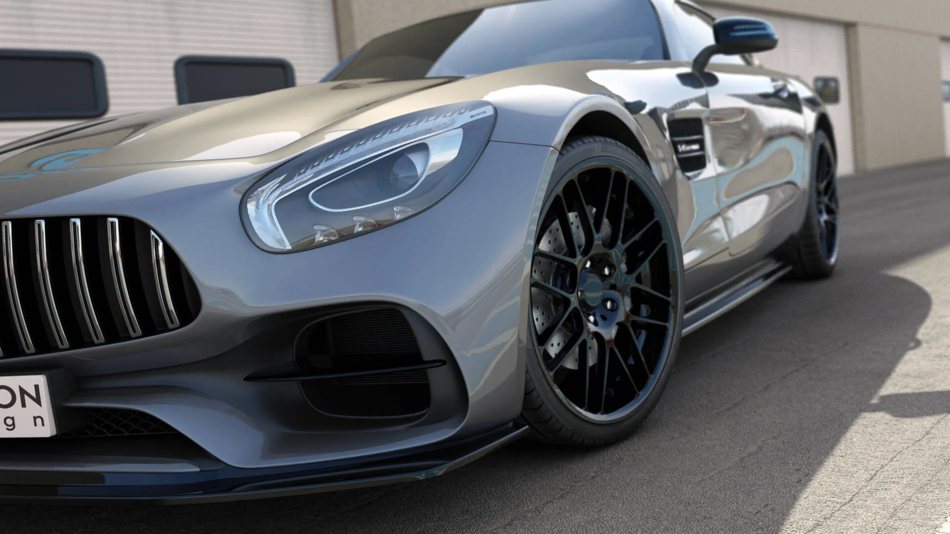 Splitter Przedni Mercedes-AMG GT S C190 Facelift - Image 6
