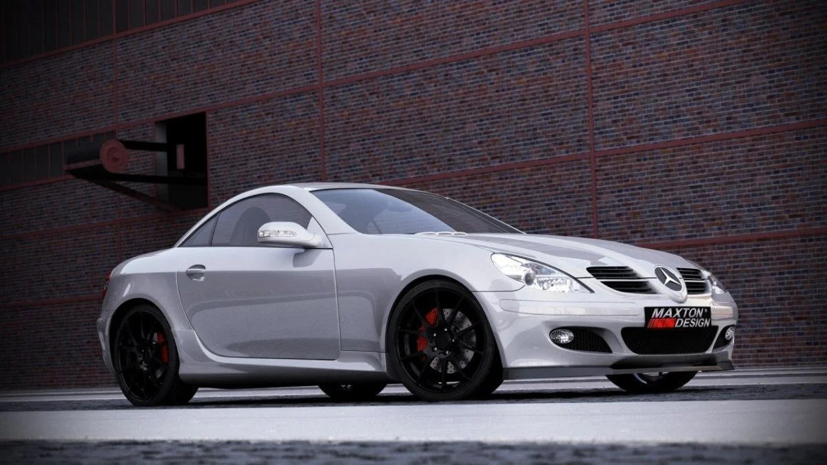 Splitter Przedni Mercedes SLK R171 Standardowy Zderzak - Image 3