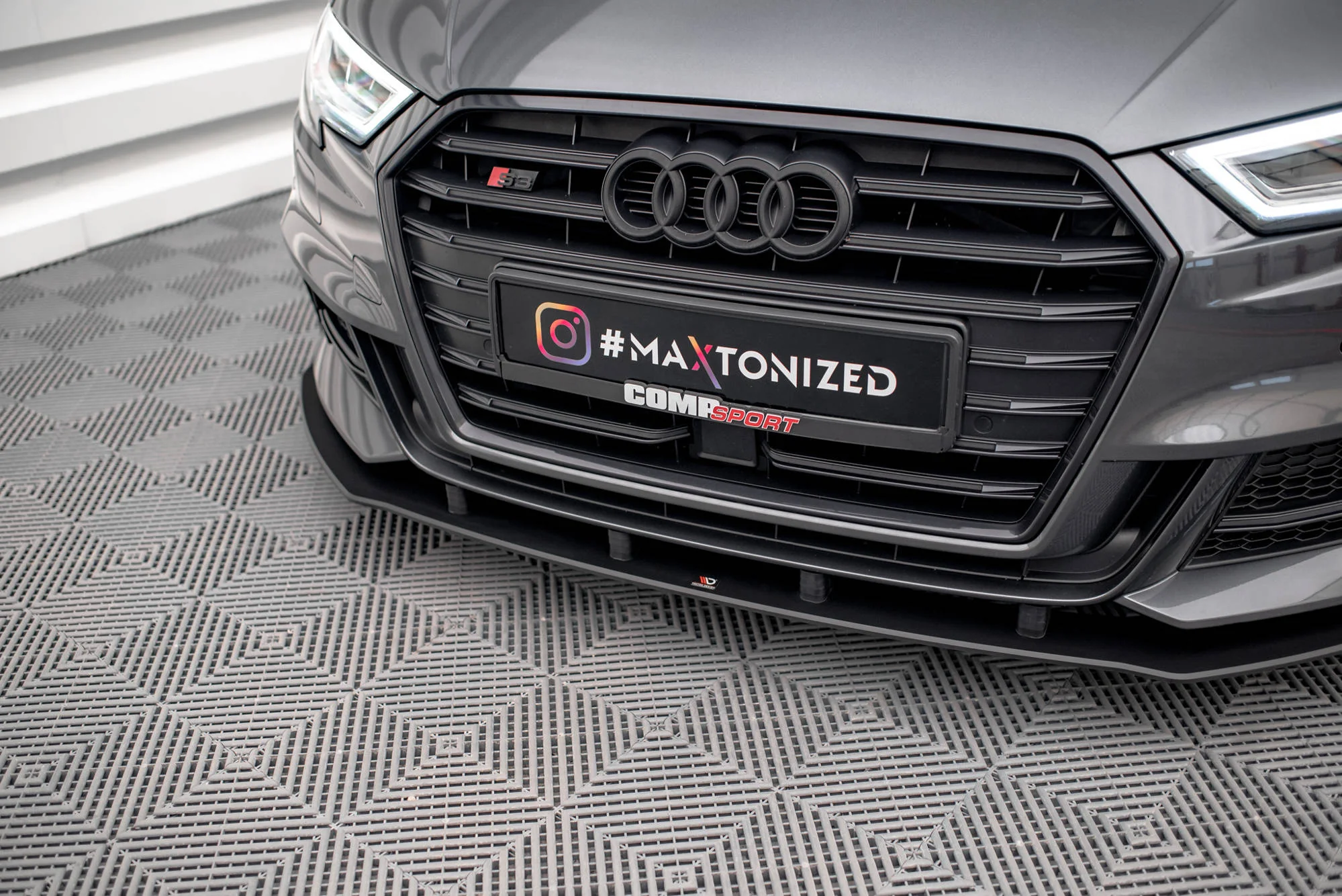 Splitter Przedni Street Pro Audi S3 / A3 S-Line Sportback 8V Facelift - Image 3