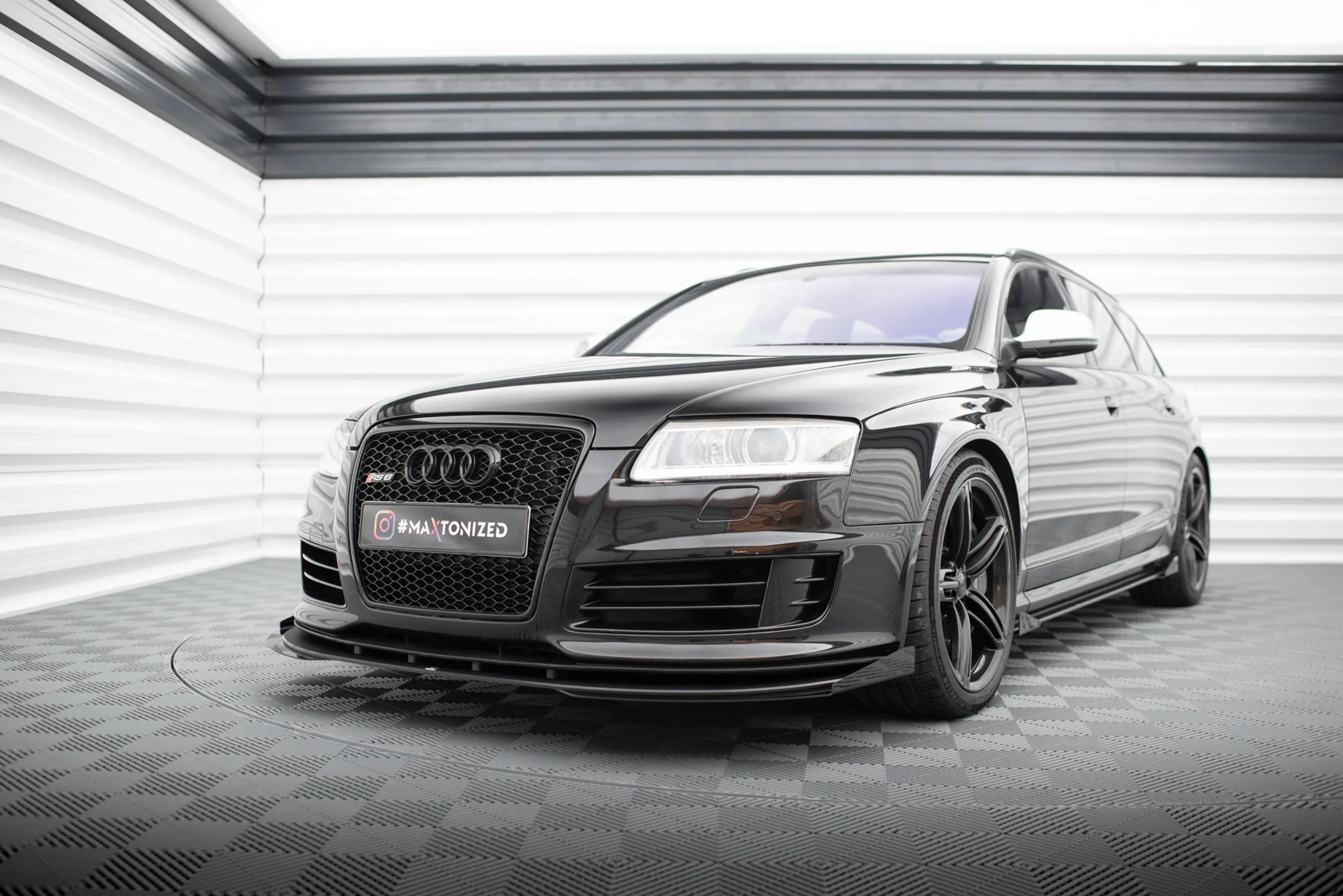 Splitter Przedni Street Pro + Flaps Audi RS6 Avant C6 - Image 2