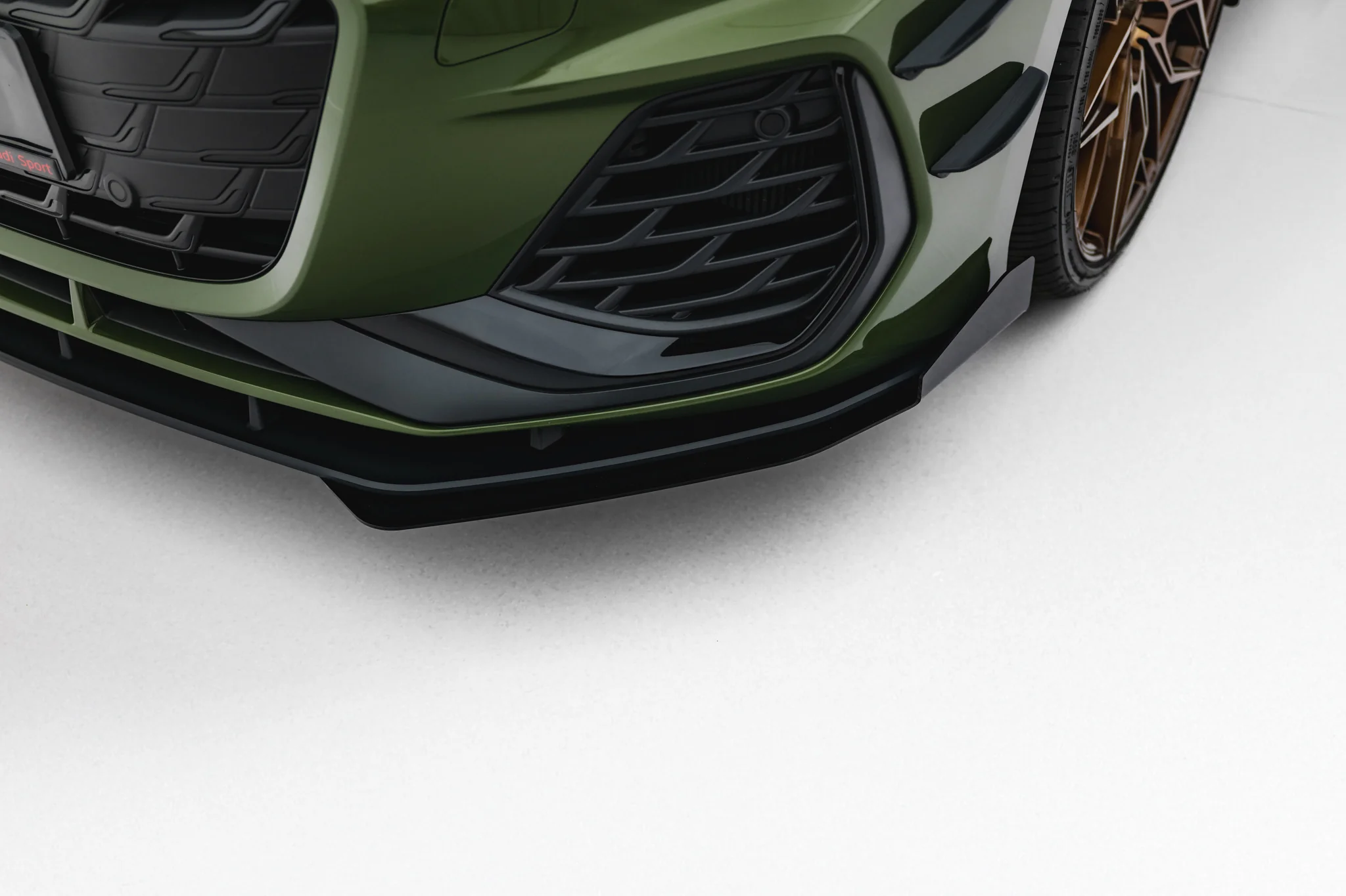 Splitter Przedni Street Pro + Flaps Audi S3 Sportback / A3 S-line Sportback 8Y Facelift - Image 3