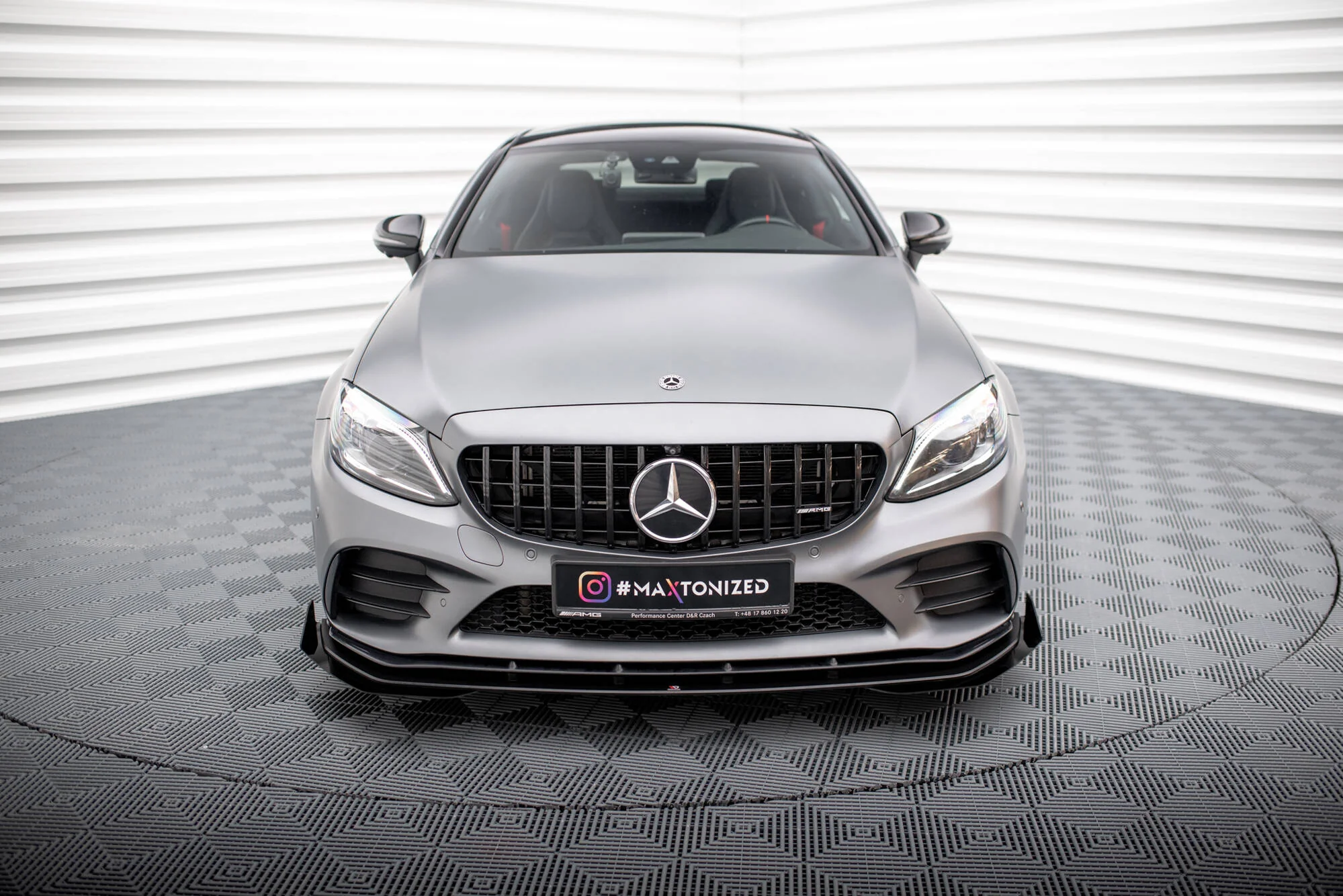 Splitter Przedni Street Pro + Flaps Mercedes-AMG C43 Coupe / Cabrio C205  Facelift / A205 Facelift - Image 2