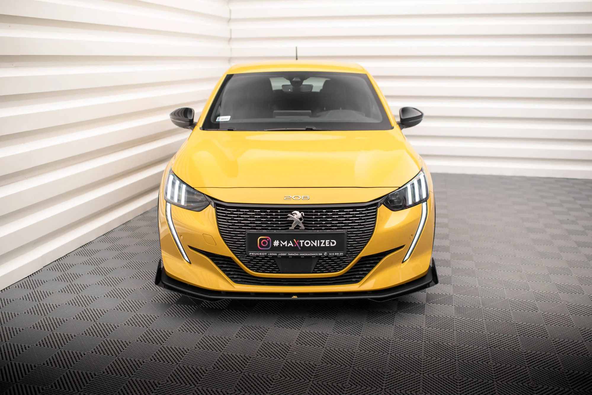 Splitter Przedni Street Pro + Flaps Peugeot 208 GT Mk2 - Image 2