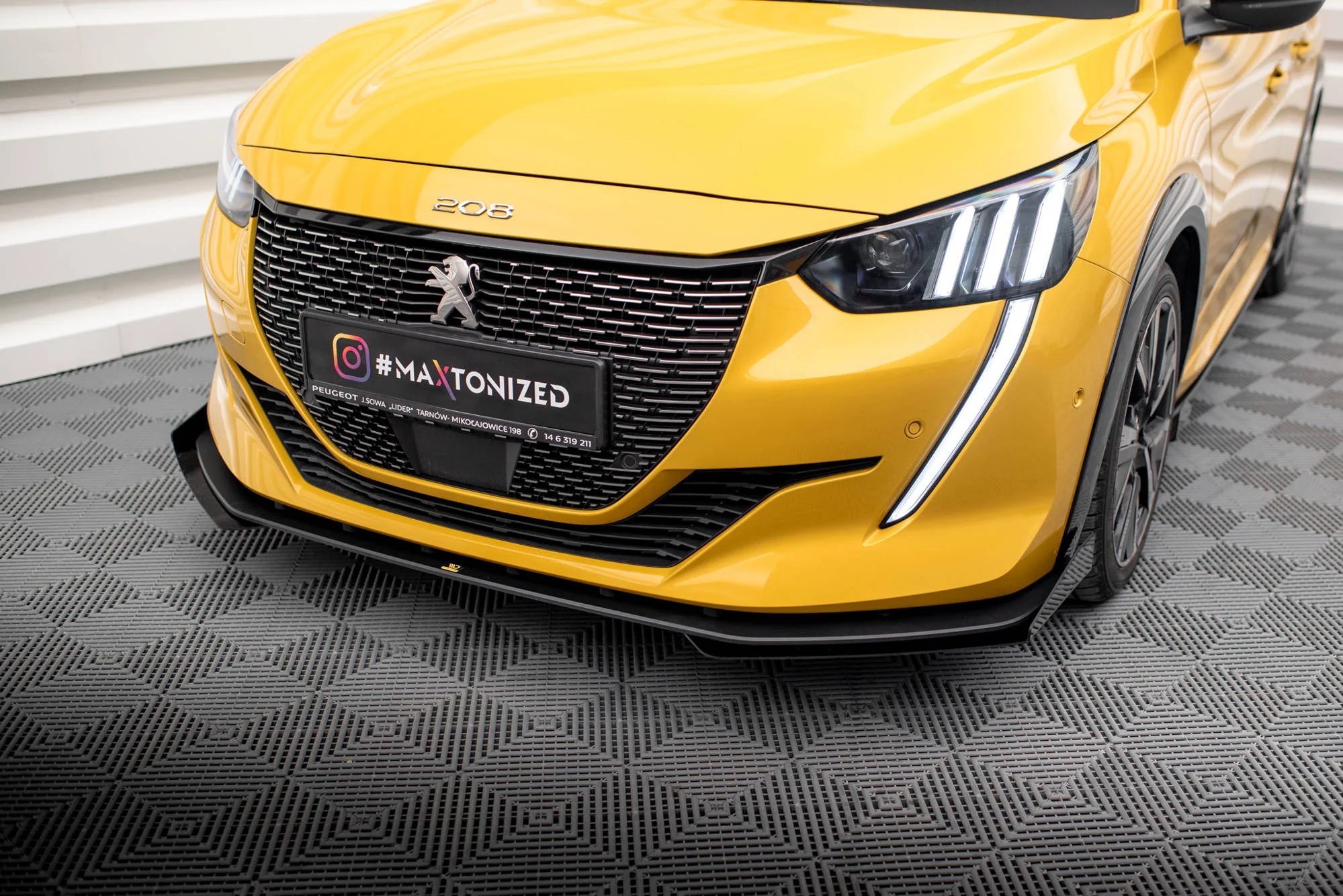 Splitter Przedni Street Pro + Flaps Peugeot 208 GT Mk2 - Image 3