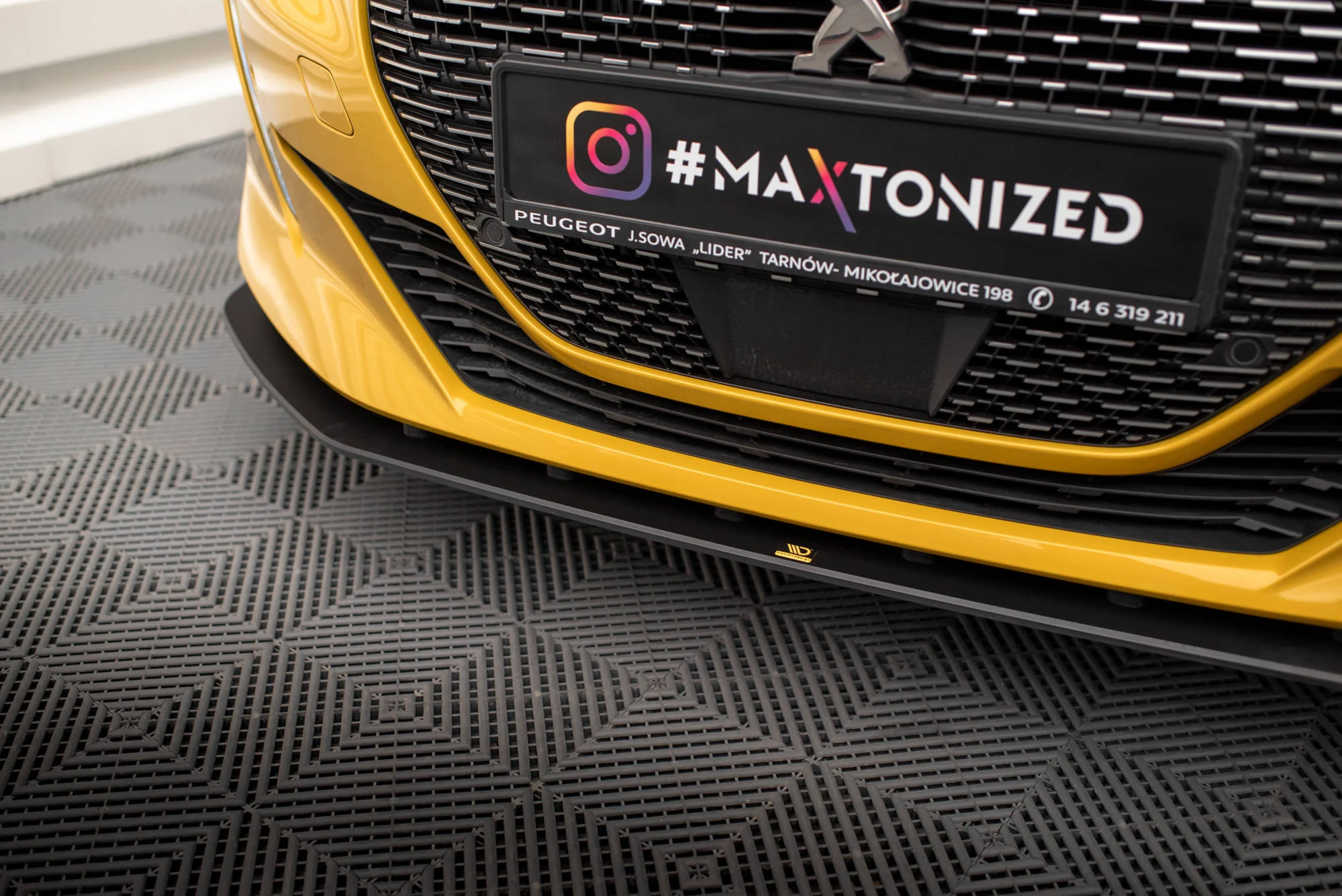 Splitter Przedni Street Pro Peugeot 208 GT Mk2 - Image 2