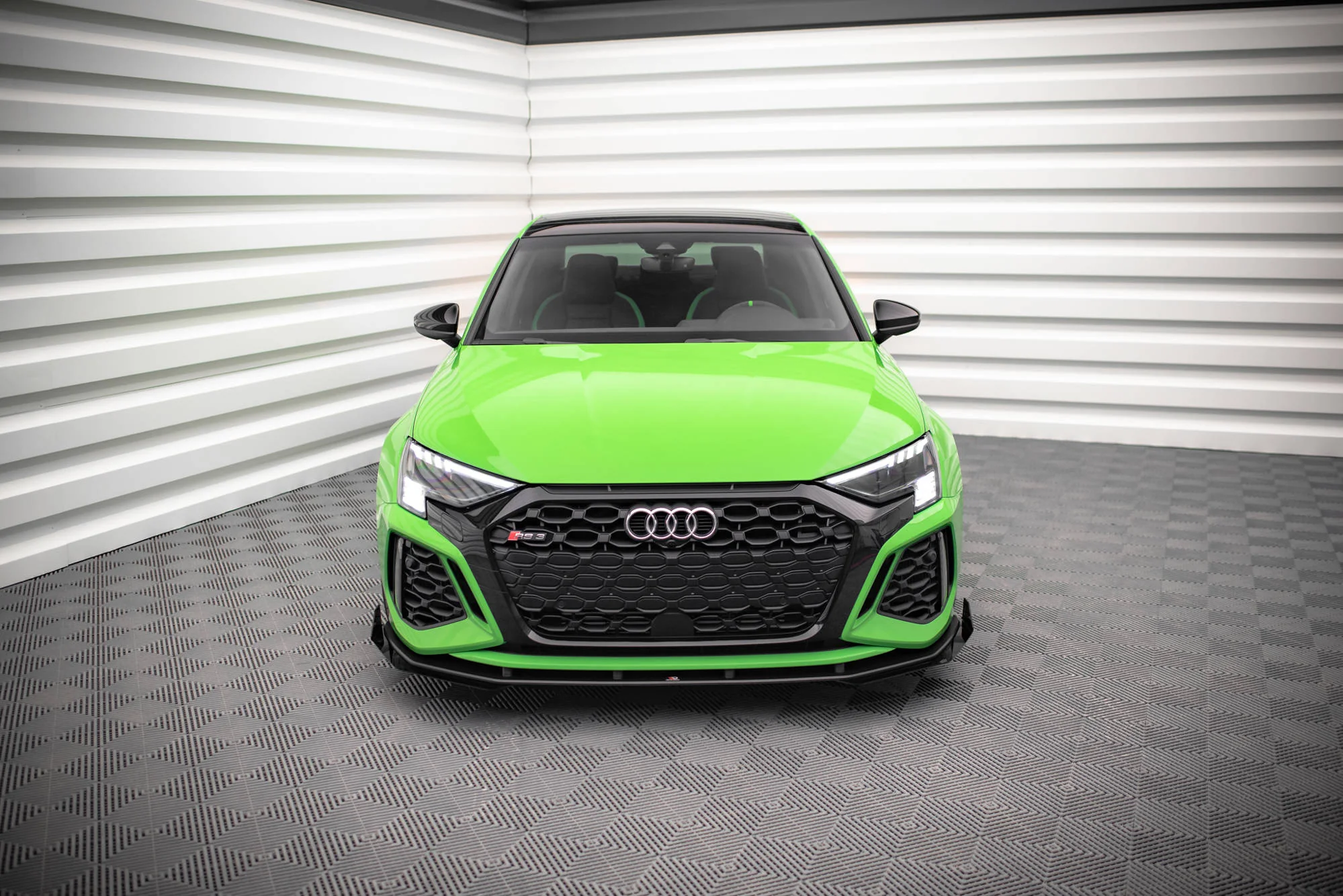 Splitter Przedni Street Pro V.1  + Flaps Audi RS3 8Y - Image 2