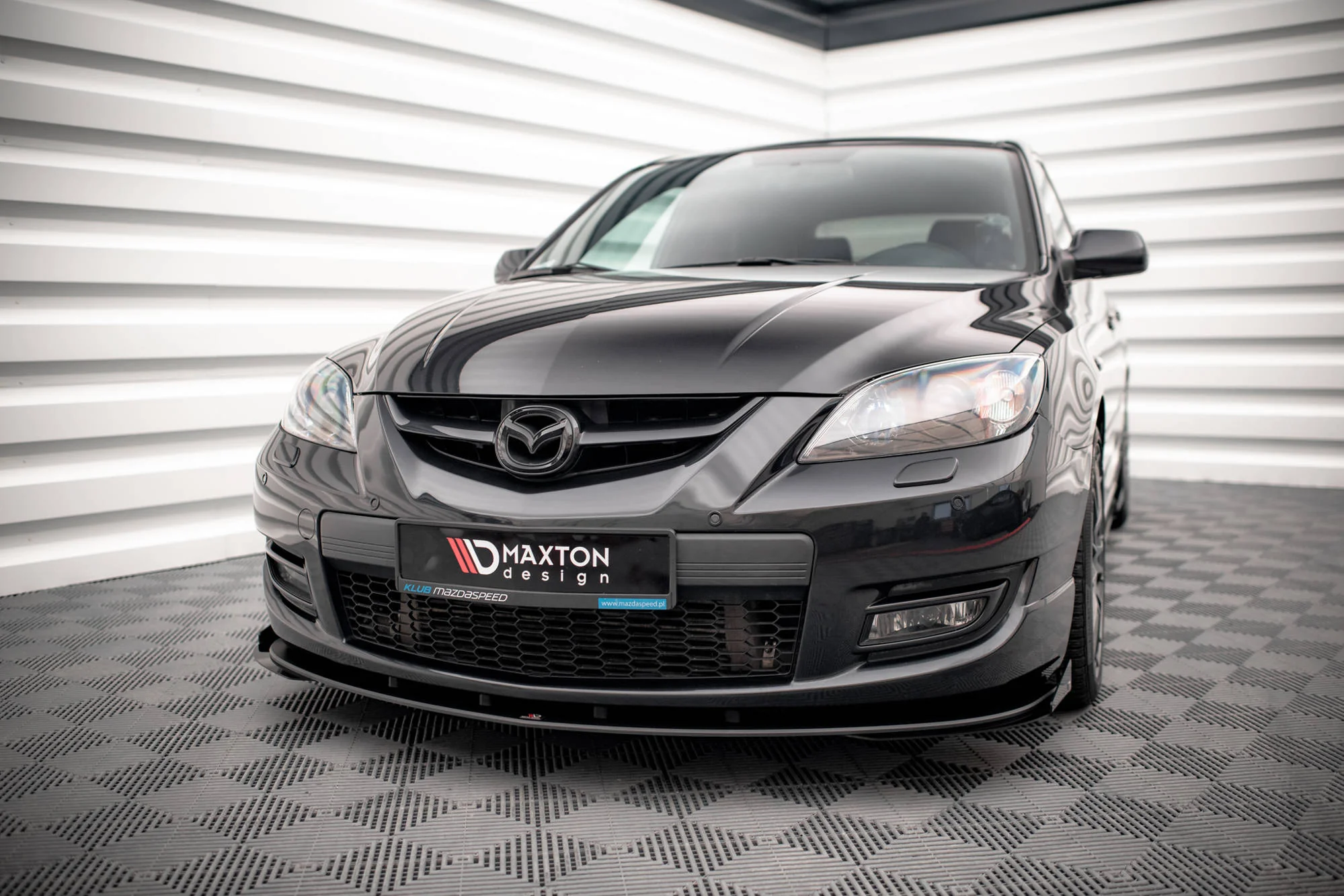 Splitter Przedni Street Pro V.1 + Flaps Mazda 3 MPS Mk1