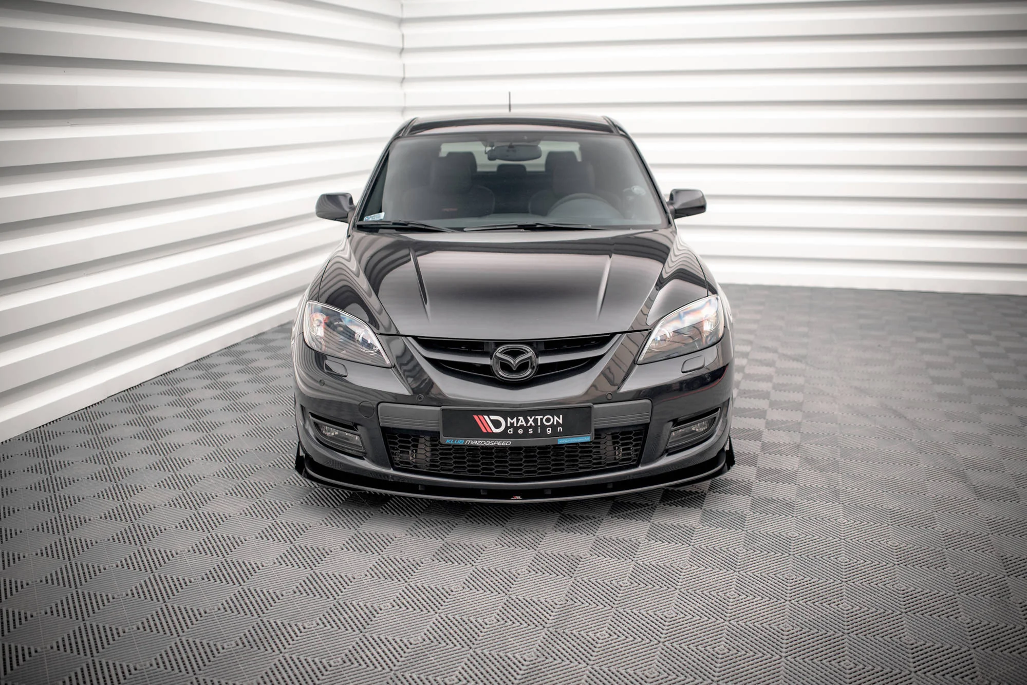 Splitter Przedni Street Pro V.1 + Flaps Mazda 3 MPS Mk1 - Image 2
