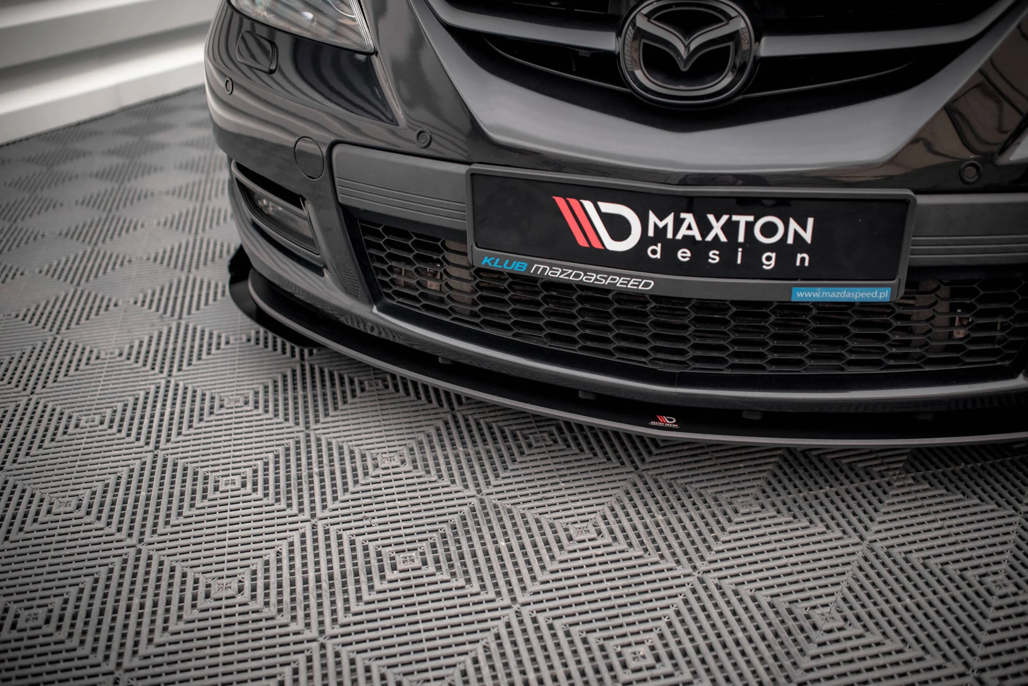 Splitter Przedni Street Pro V.1 + Flaps Mazda 3 MPS Mk1 - Image 3