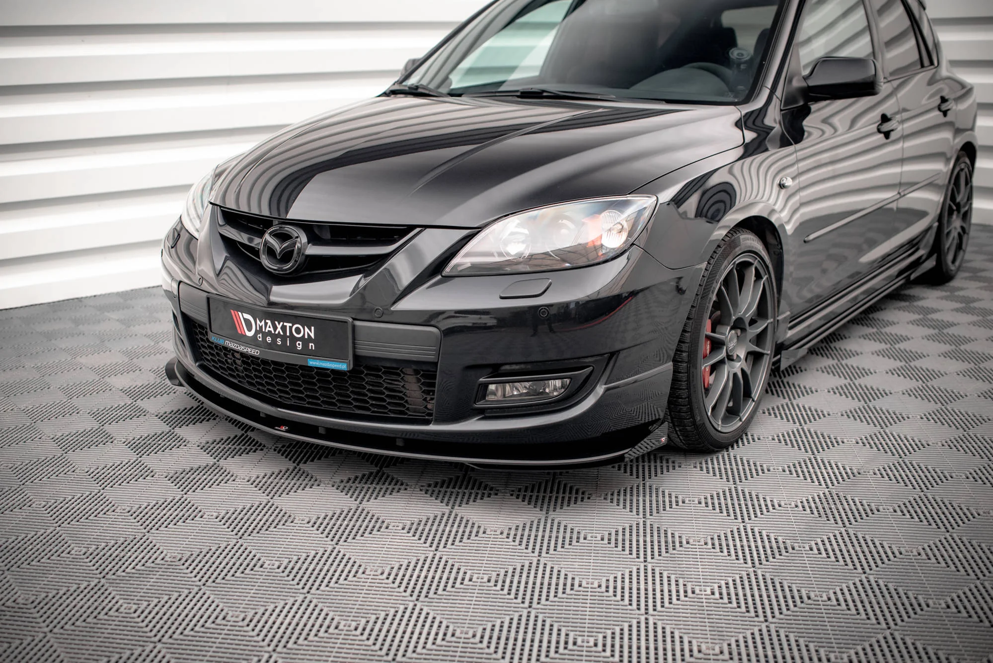 Splitter Przedni Street Pro V.1 + Flaps Mazda 3 MPS Mk1 - Image 4