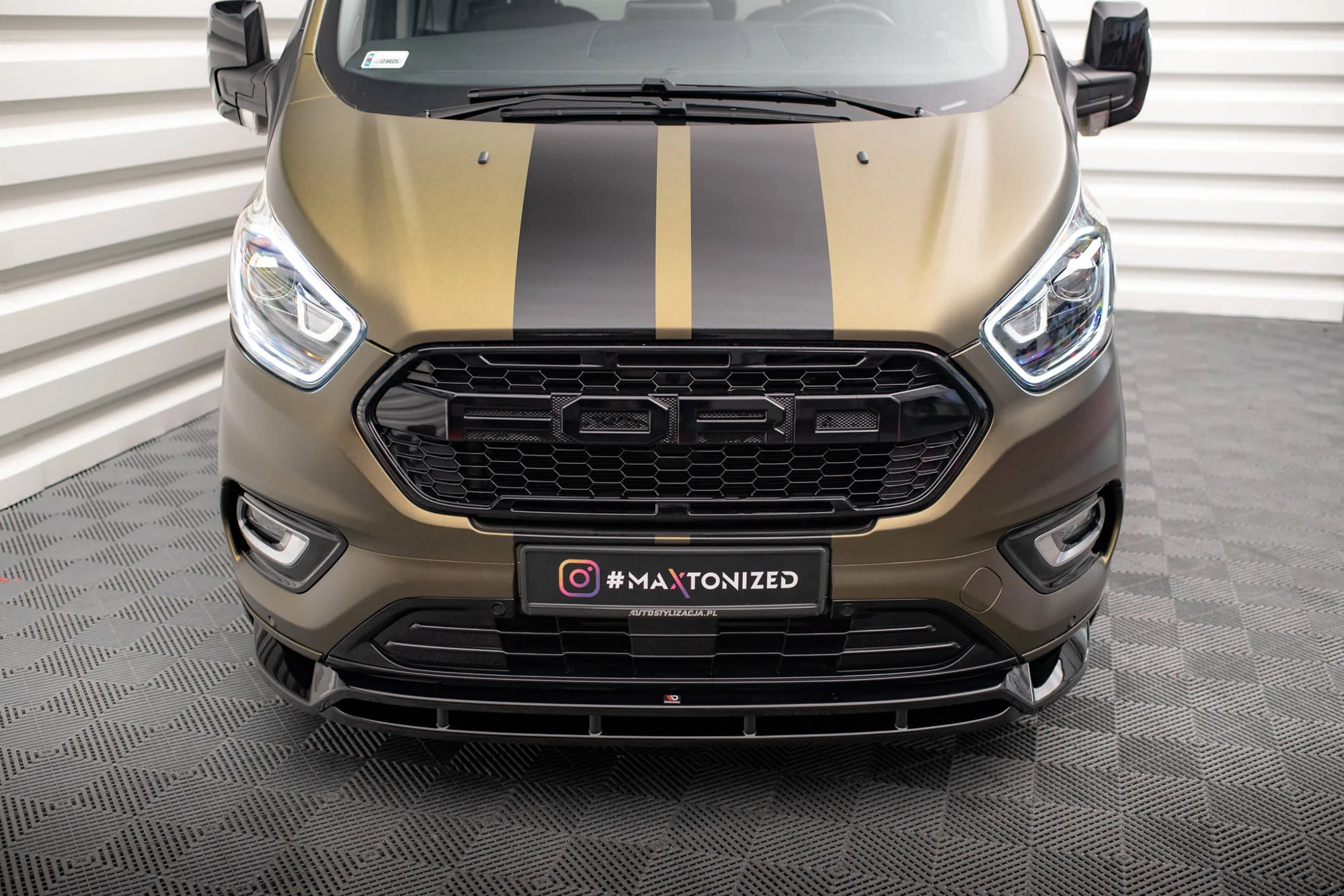 Splitter Przedni V.2 Ford Transit Custom Mk1 Facelift / Tourneo Custom Mk1 Facelift - Image 2