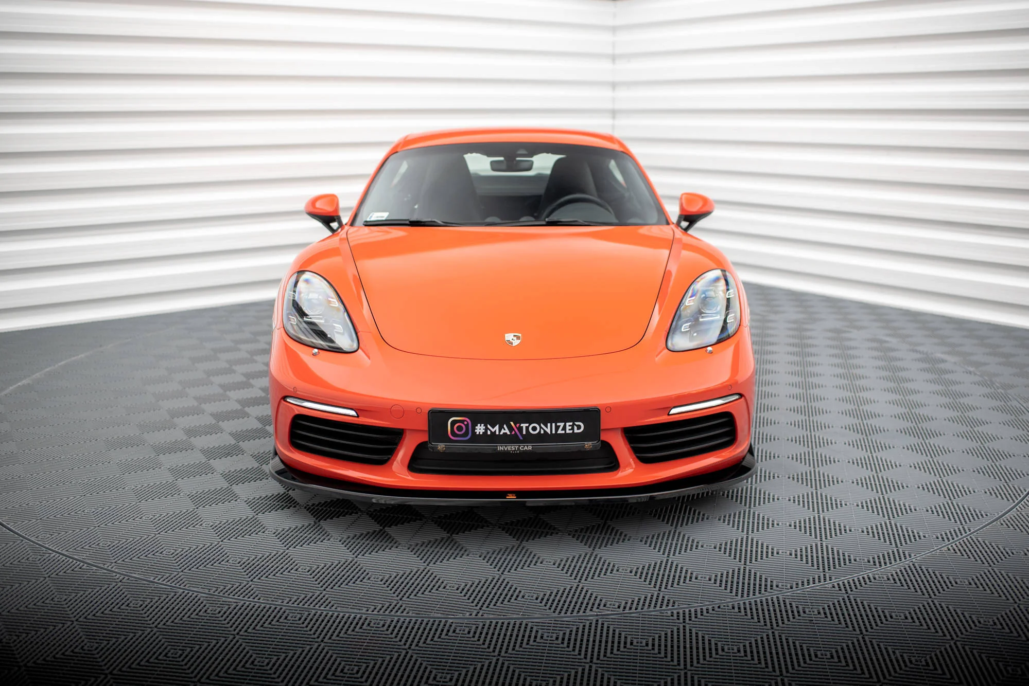 Splitter Przedni V.2 Porsche 718 Cayman 982c - Image 2