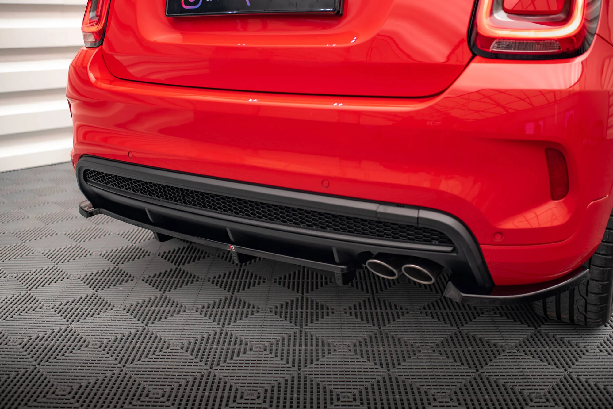 Splitter Tylny (Z Dyfuzorem) Fiat 500X Sport Mk1 Facelift