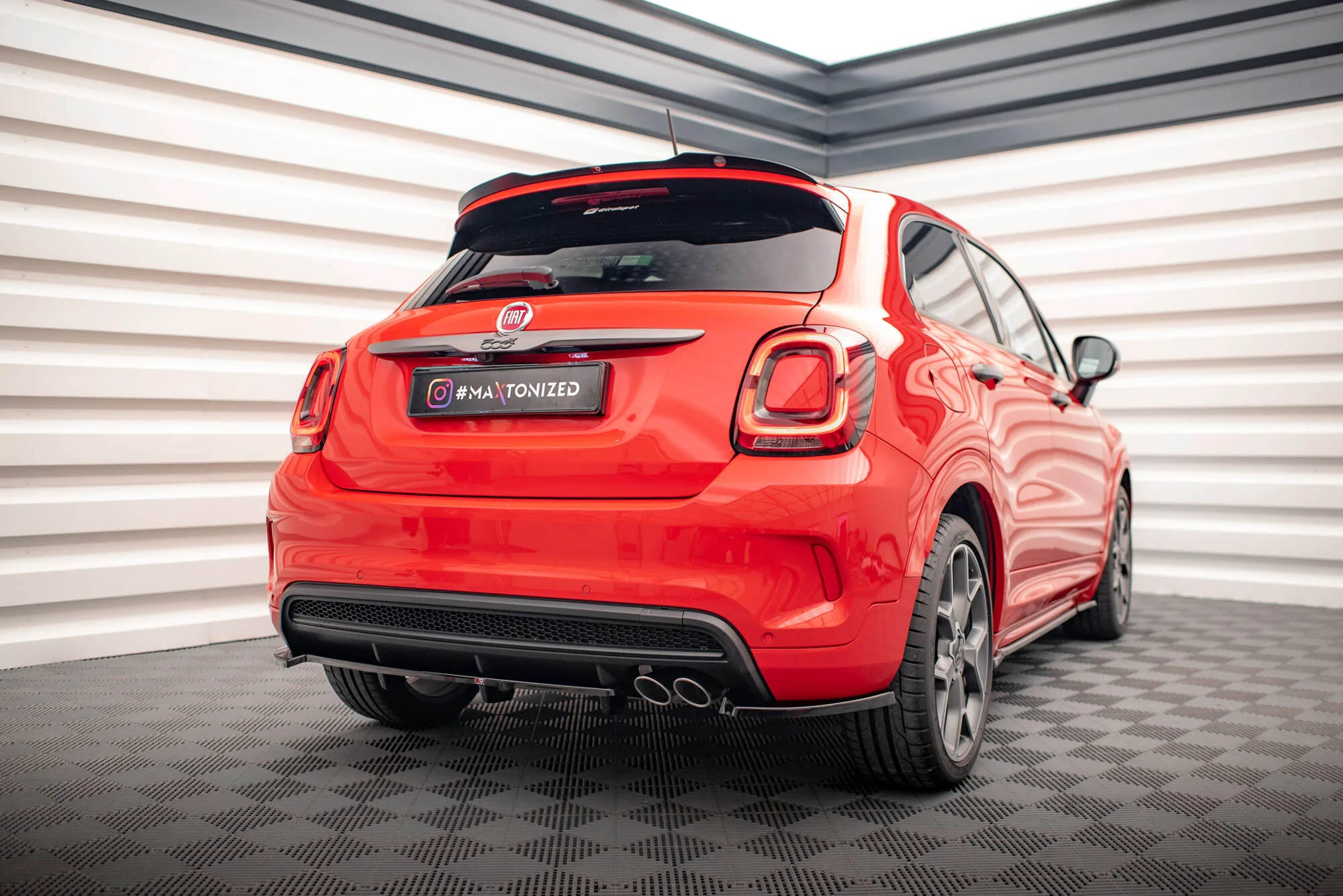 Splitter Tylny (Z Dyfuzorem) Fiat 500X Sport Mk1 Facelift - Image 4