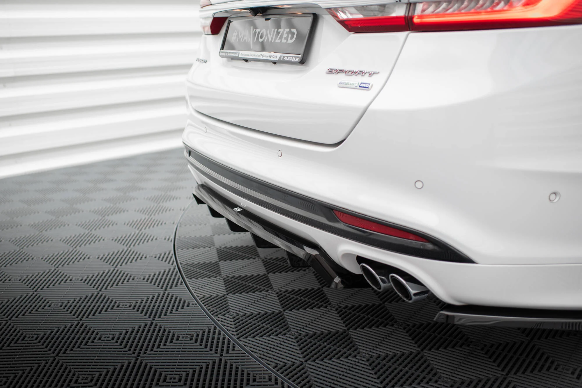 Splitter Tylny (Z Dyfuzorem) Ford Mondeo Sport Mk5 Facelift / Fusion Sport Mk2 Facelift - Image 3