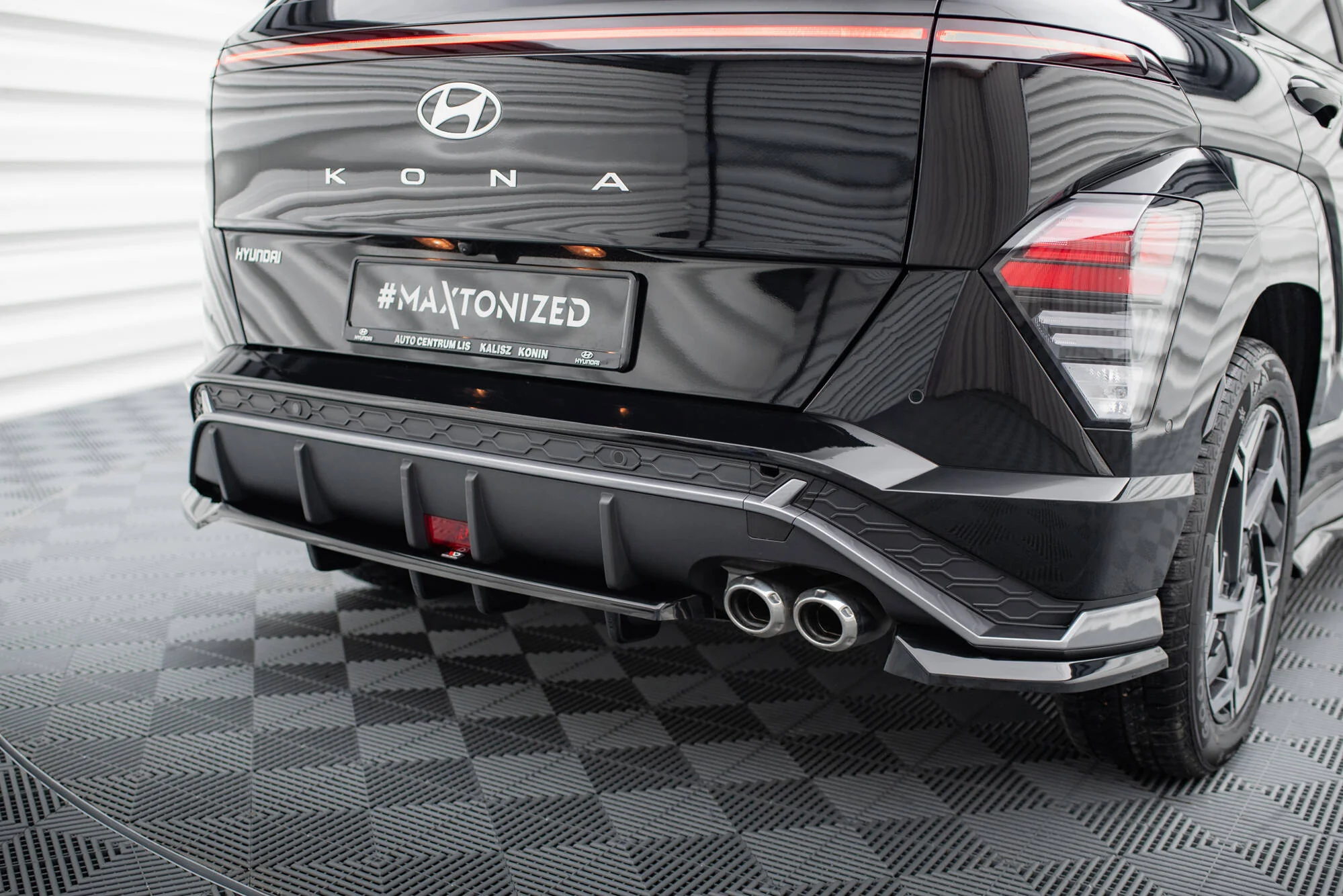 Splitter Tylny (Z Dyfuzorem) Hyundai Kona N-Line Mk2