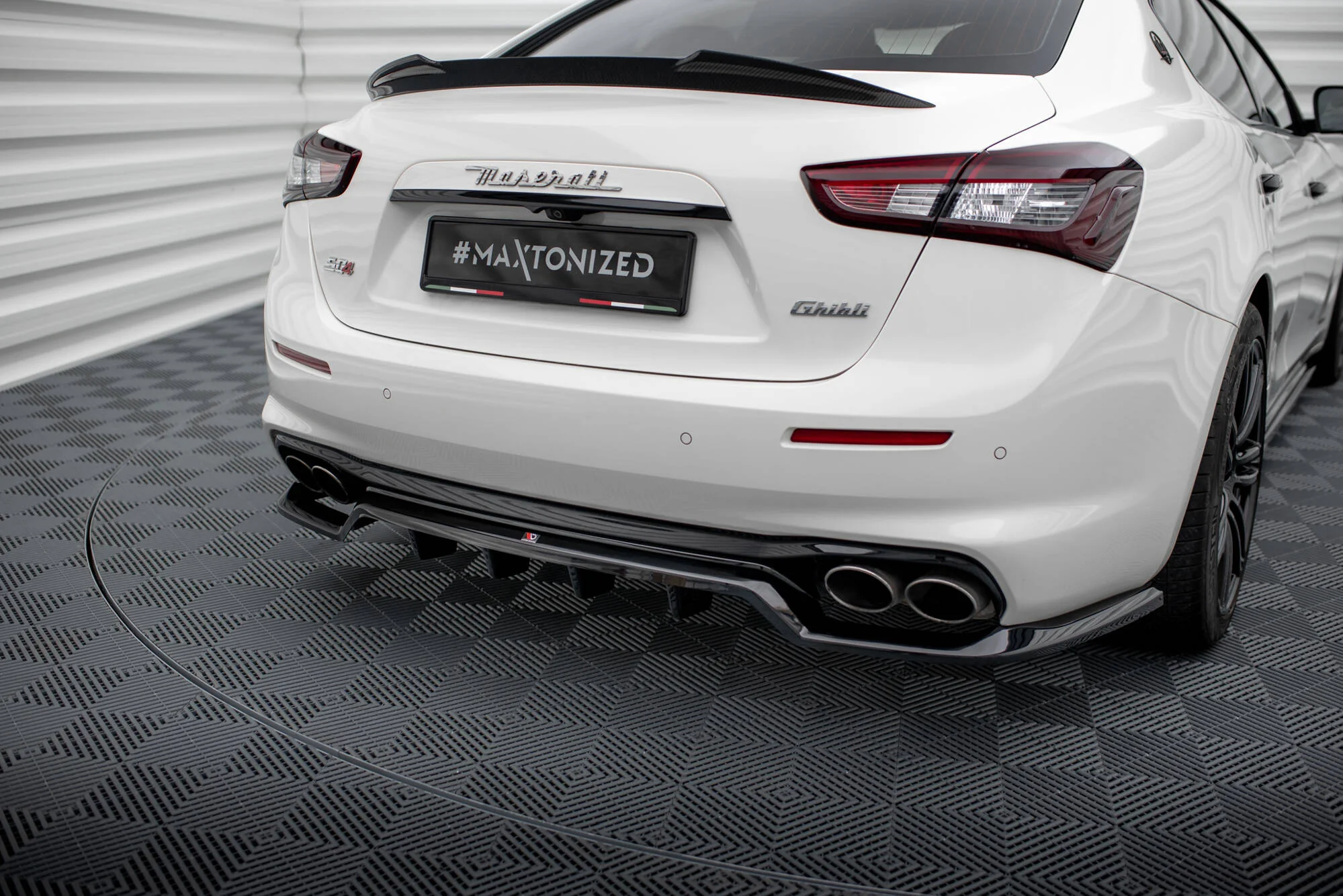 Splitter Tylny (Z Dyfuzorem) Maserati Ghibli Mk3 Facelift