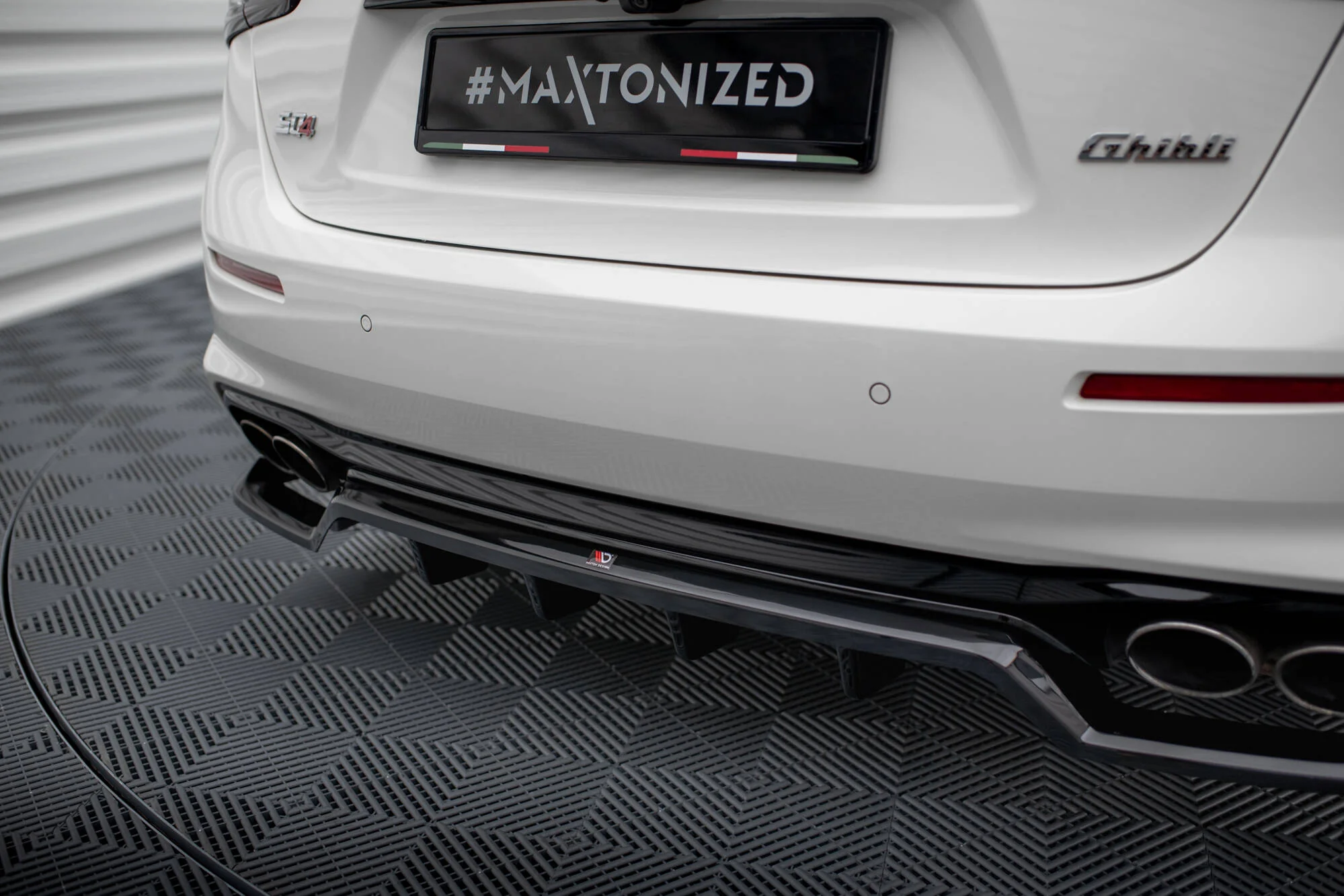 Splitter Tylny (Z Dyfuzorem) Maserati Ghibli Mk3 Facelift - Image 3