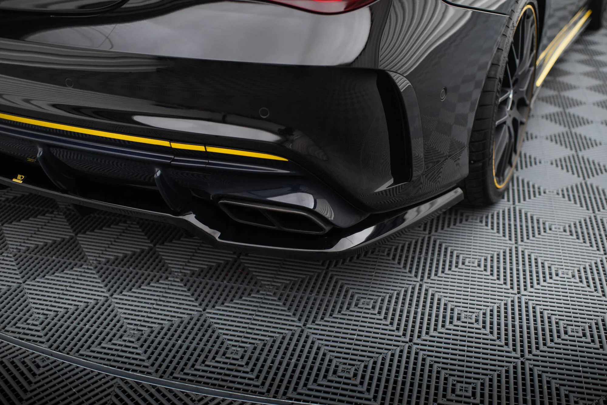 Splitter Tylny (Z Dyfuzorem) Mercedes-AMG CLA 45 C117 Facelift - Image 2