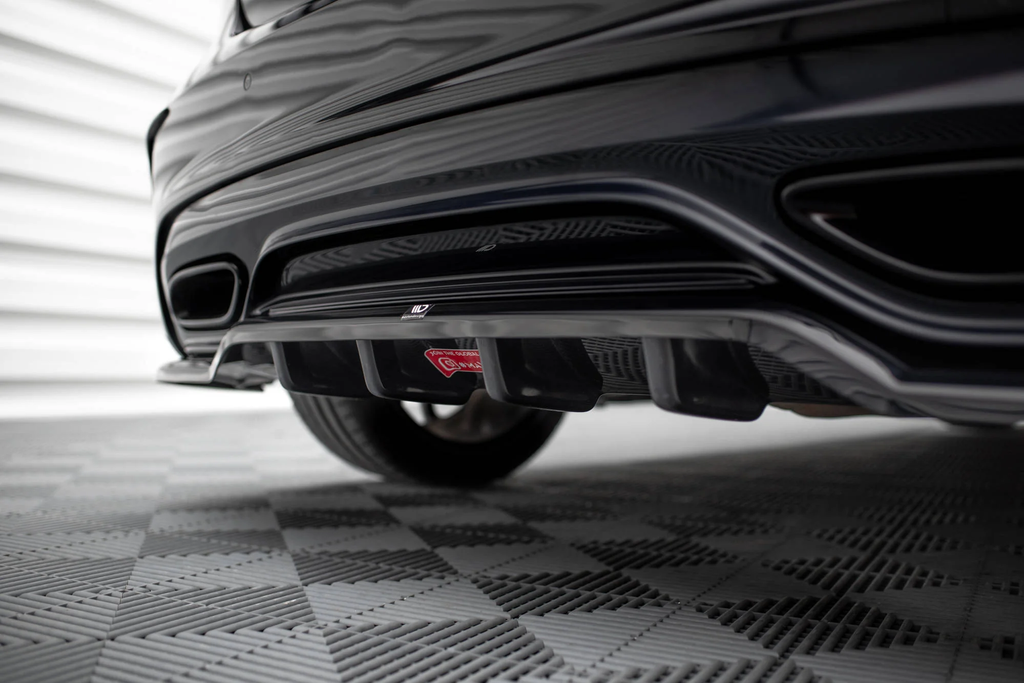 Splitter Tylny (Z Dyfuzorem) Mercedes-Benz A AMG-Line W176 Facelif - Image 2