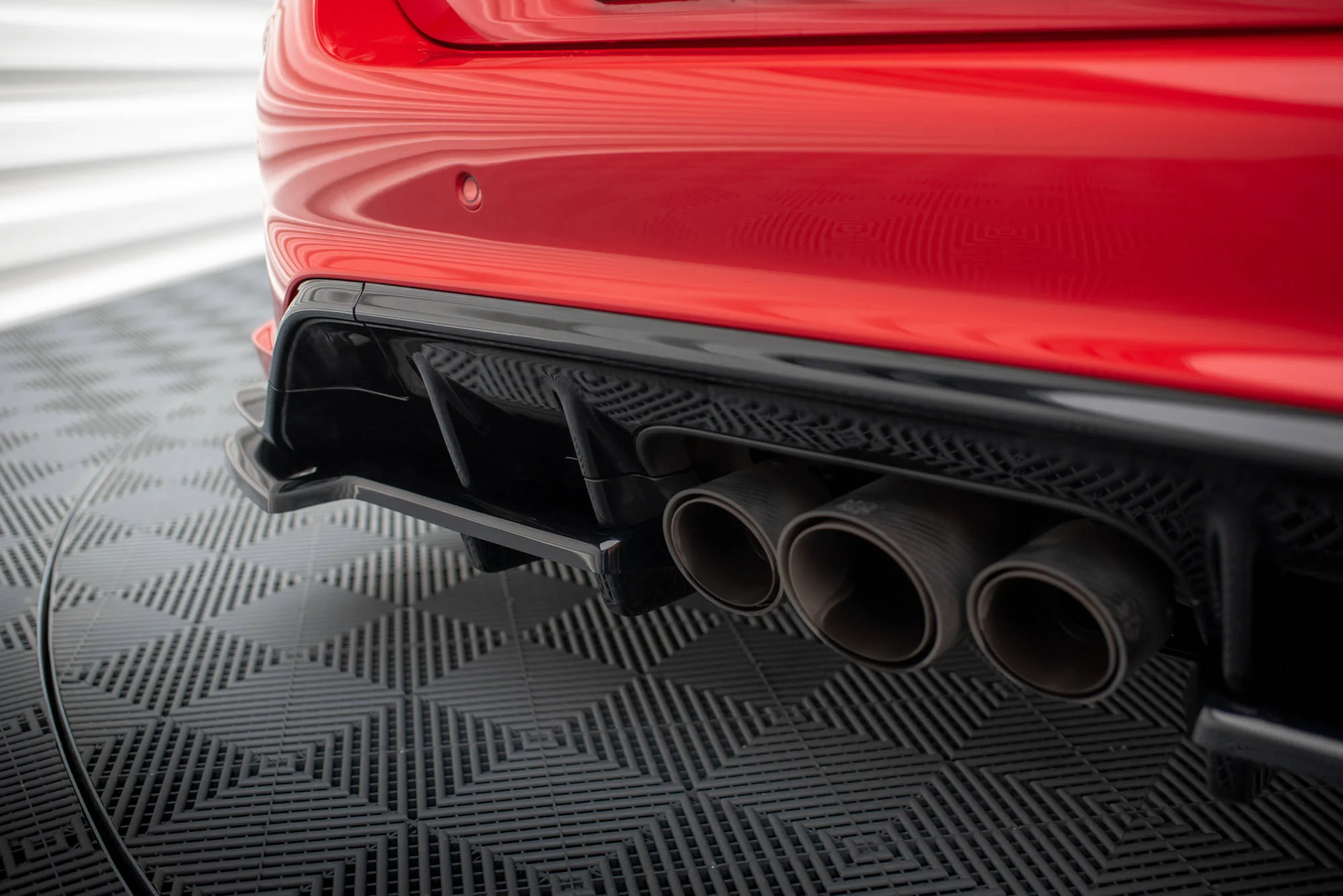 Splitter Tylny (Z Dyfuzorem) V.1 + Flaps Honda Civic Type-R Mk 11 - Image 3