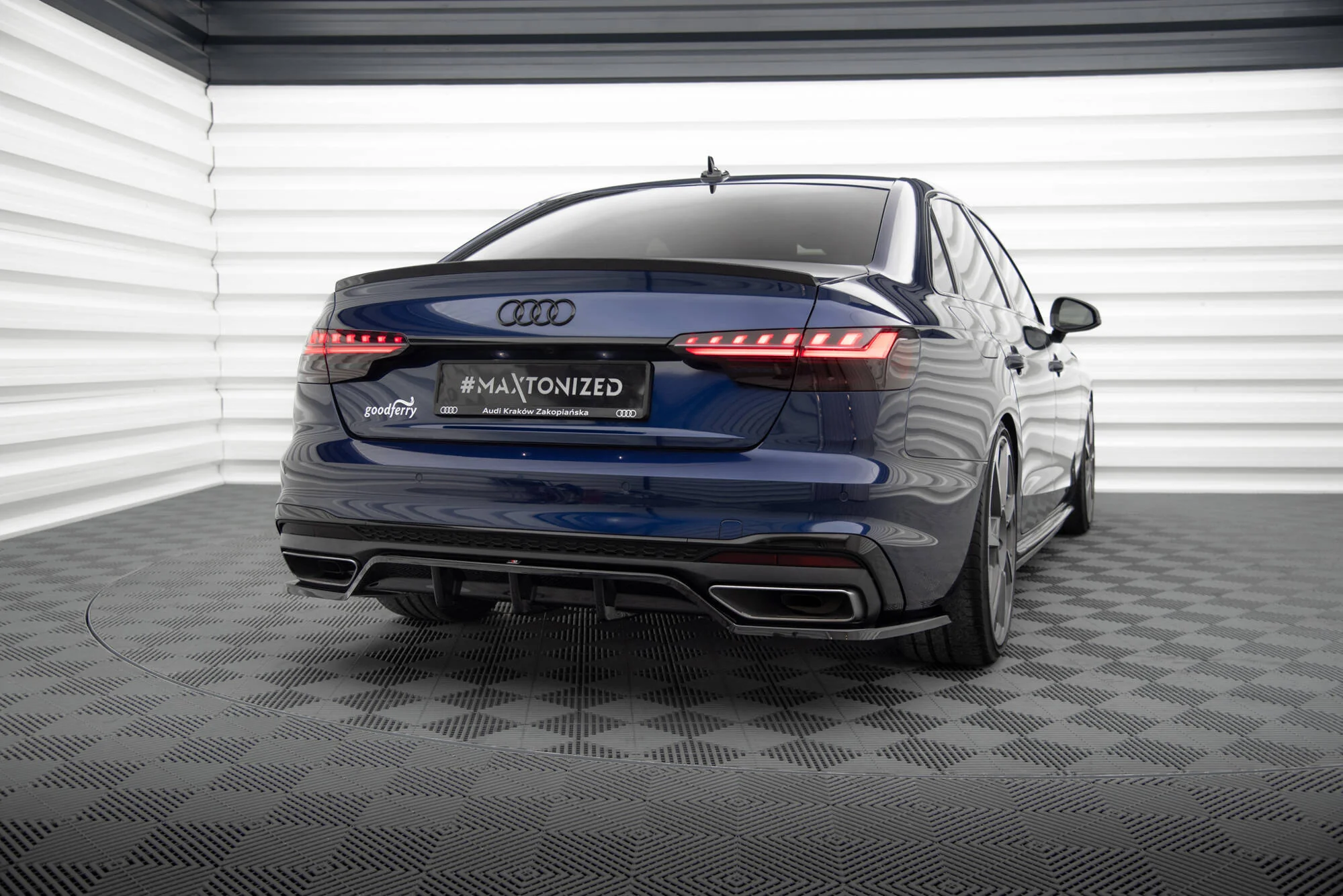 Splitter Tylny (Z Dyfuzorem) V.2 Audi A4 S-Line B9 Facelift - Image 2