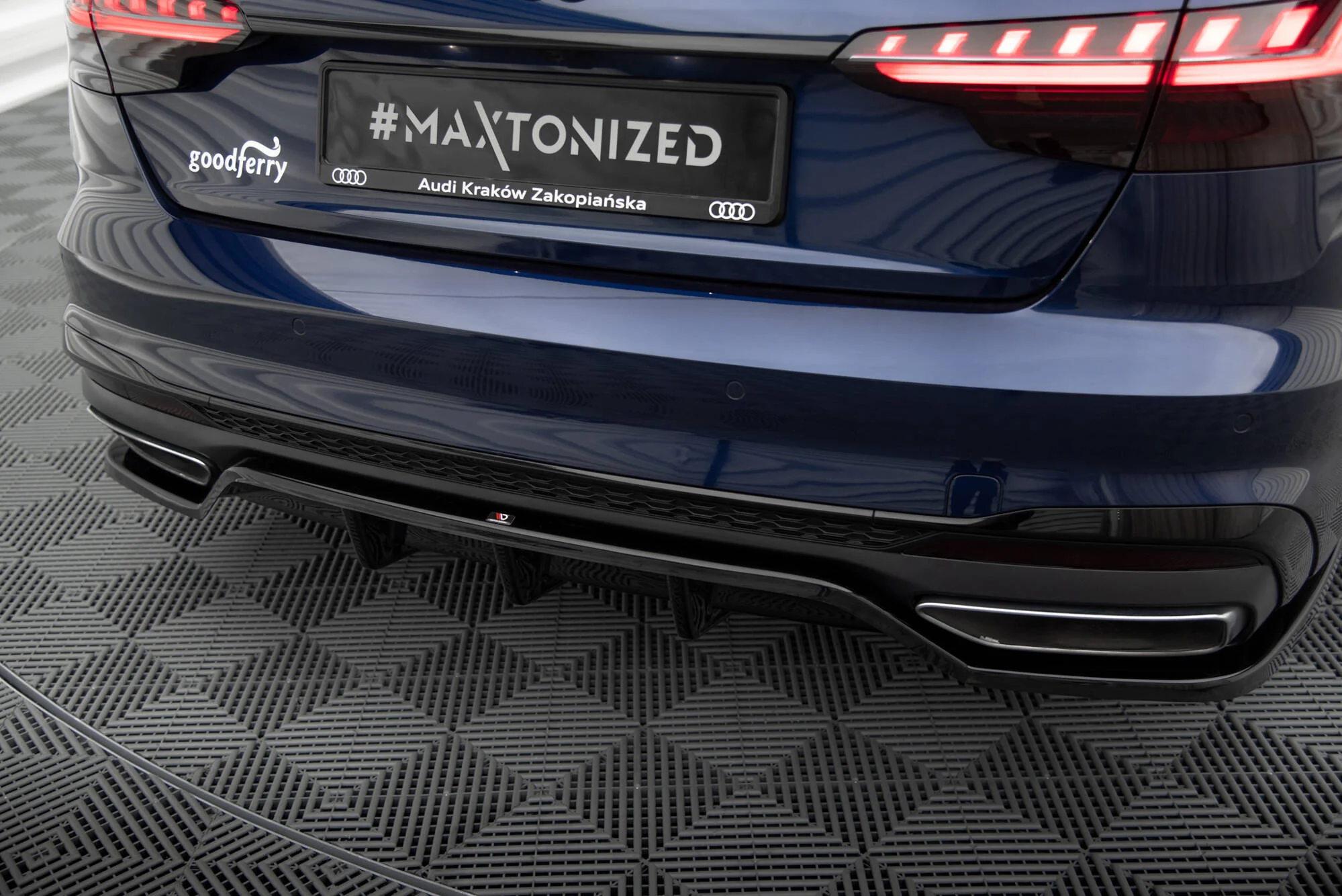 Splitter Tylny (Z Dyfuzorem) V.2 Audi A4 S-Line B9 Facelift - Image 3